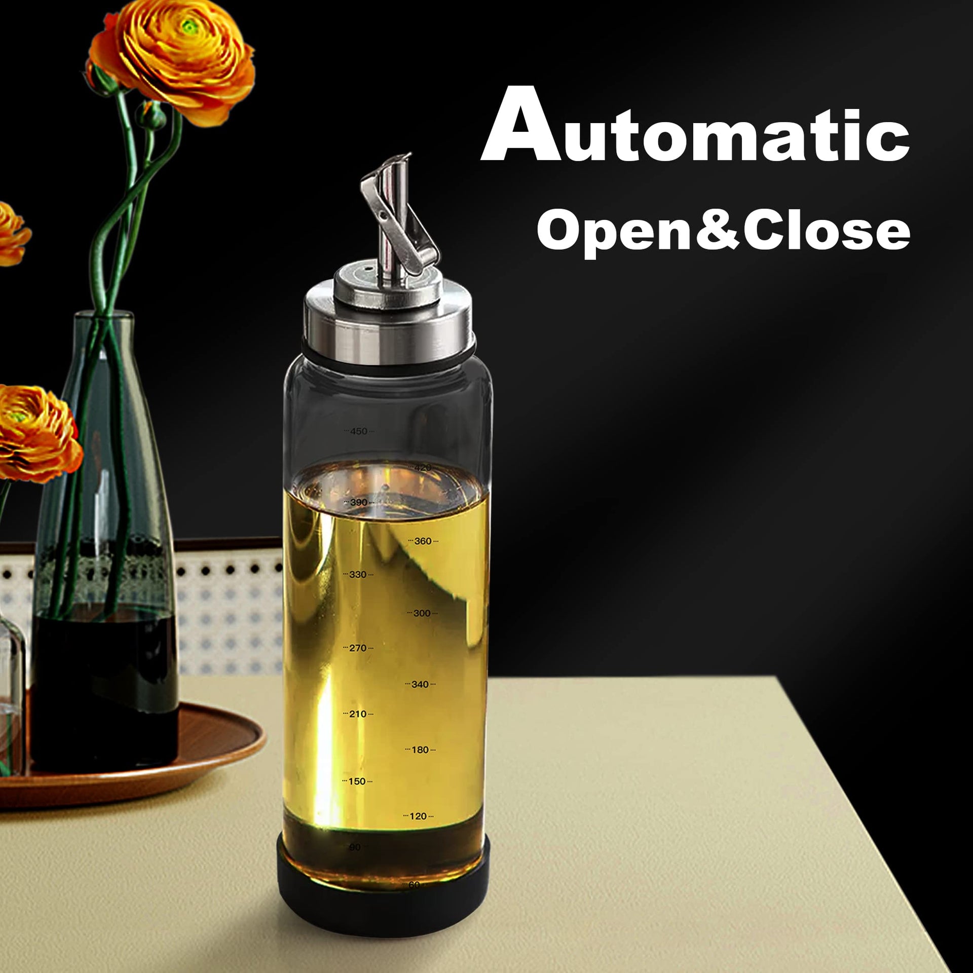 Glass Olive Oil Dispenser Bottle