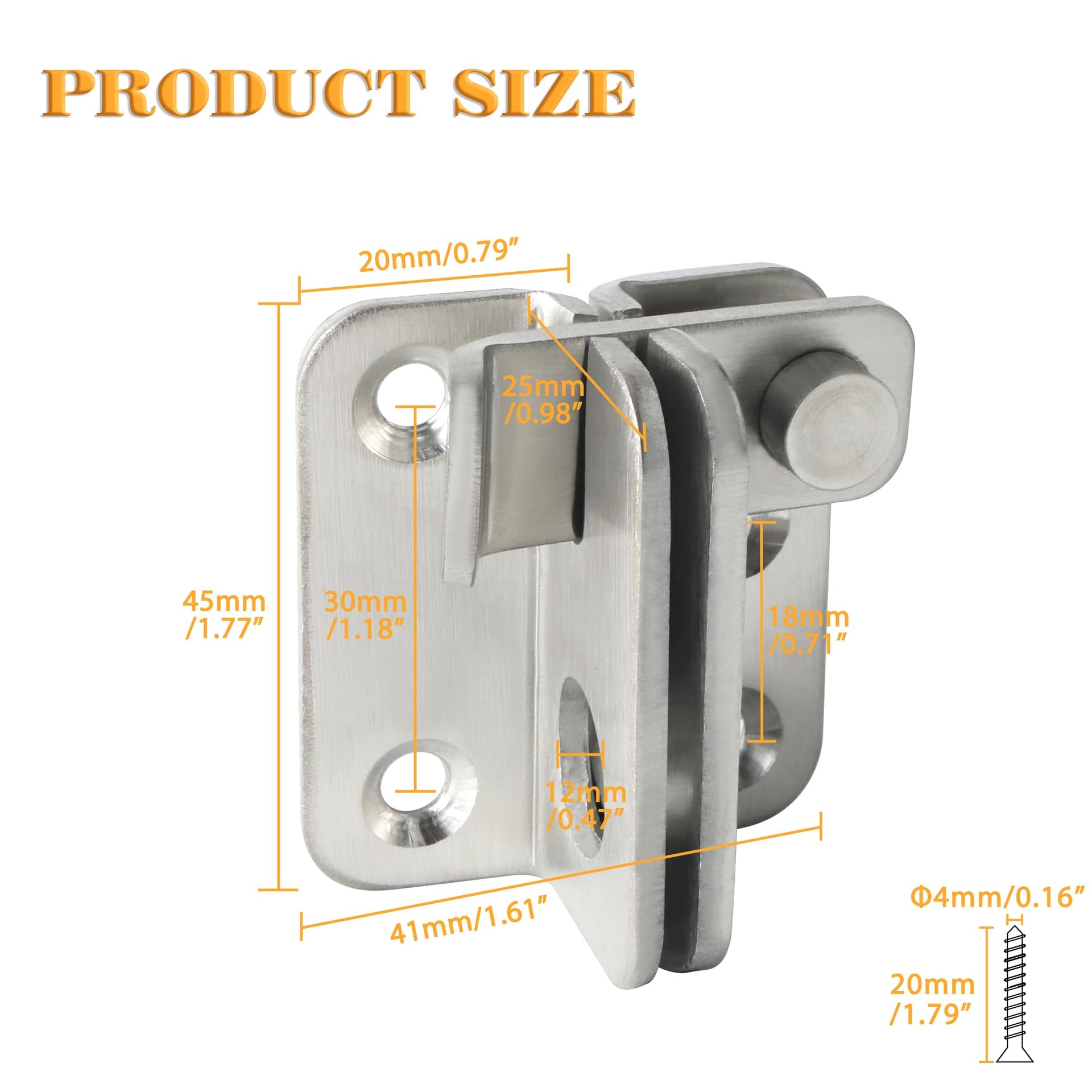 Flip Latch Gate Latch Barn Door Lock Shed Door Latch