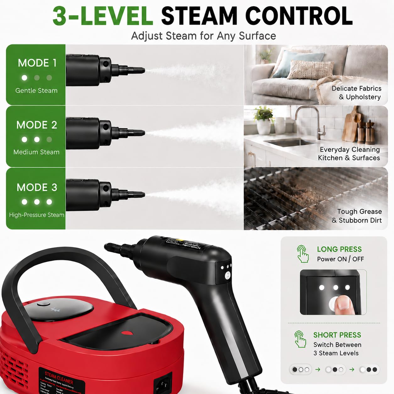 Handheld Steam Cleaner for Home