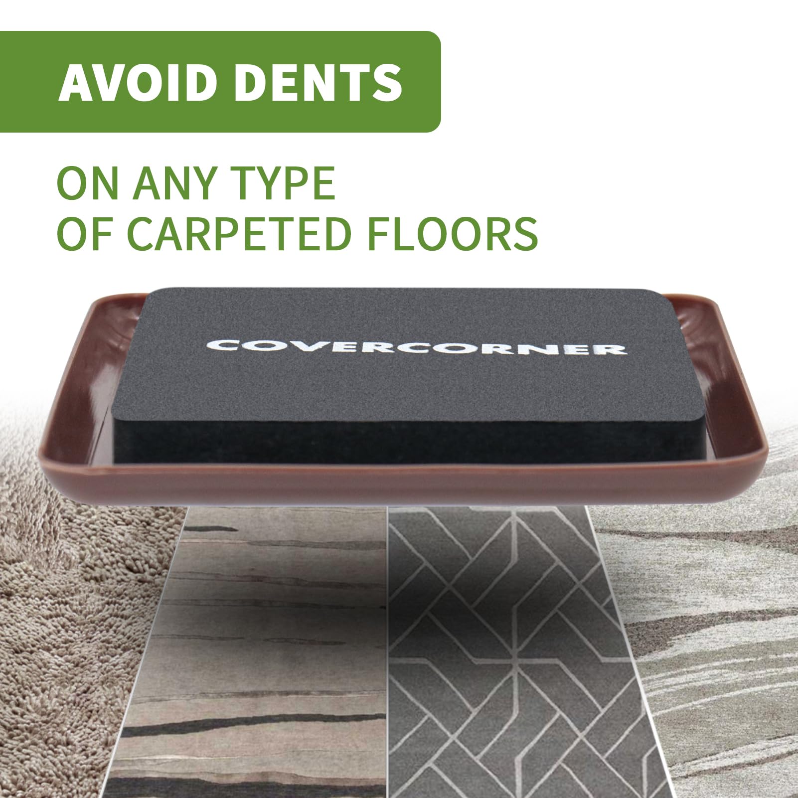Furniture Sliders for Carpet 16 PCS (16 Count)