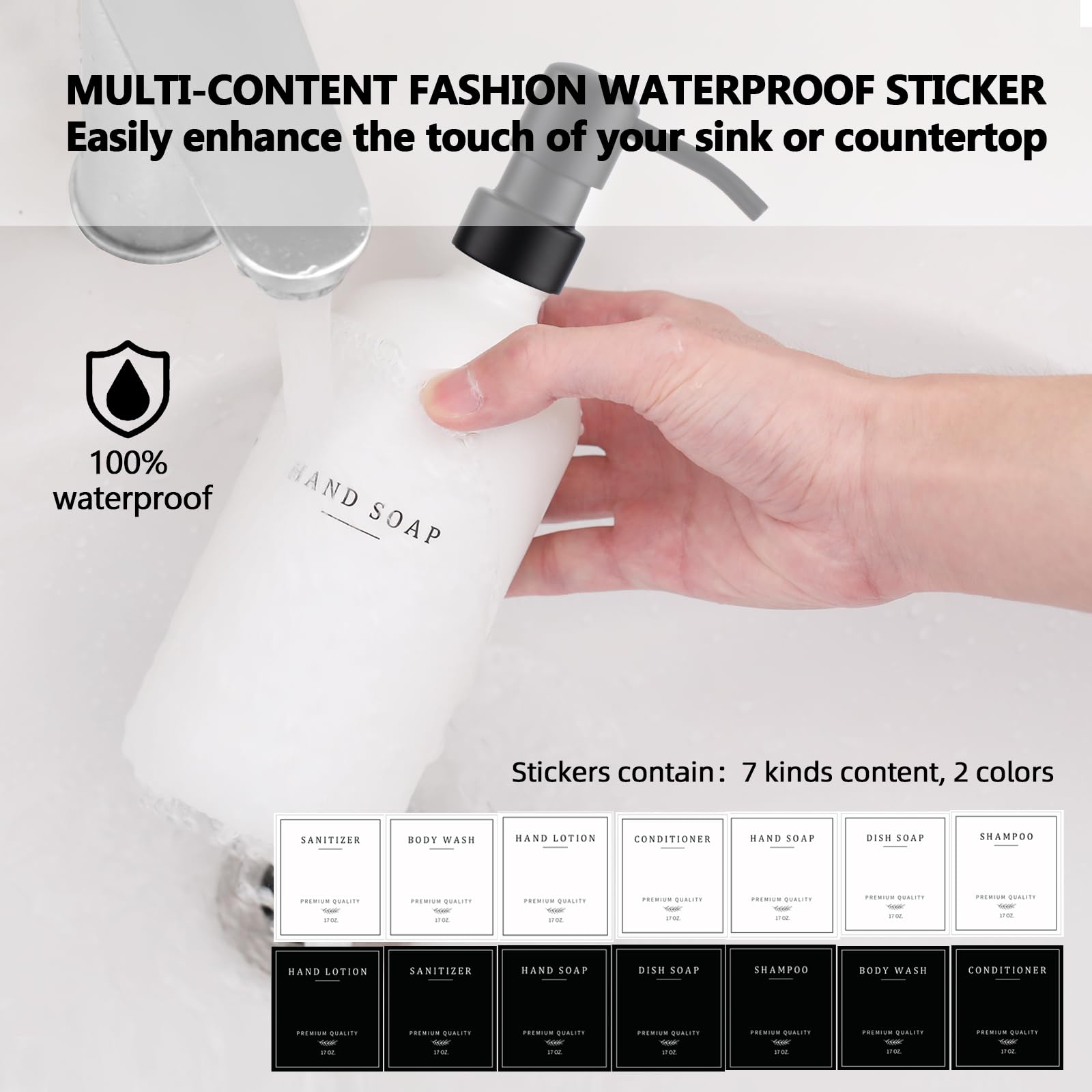 Thick Glass Soap Dispenser