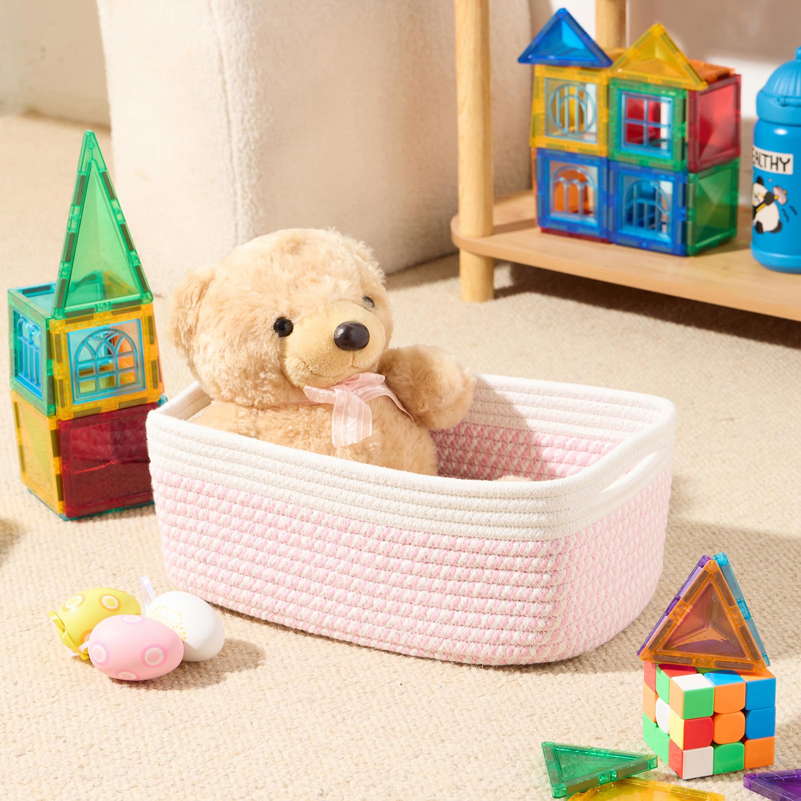 Small Storage Baskets for Organizing (4 Count)