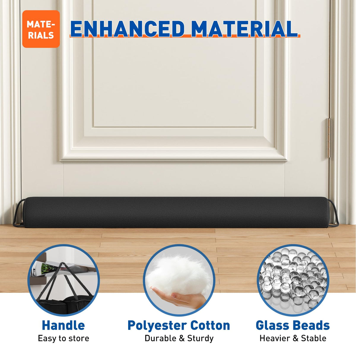 Draft Stopper for Bottom of Door 36 Inches