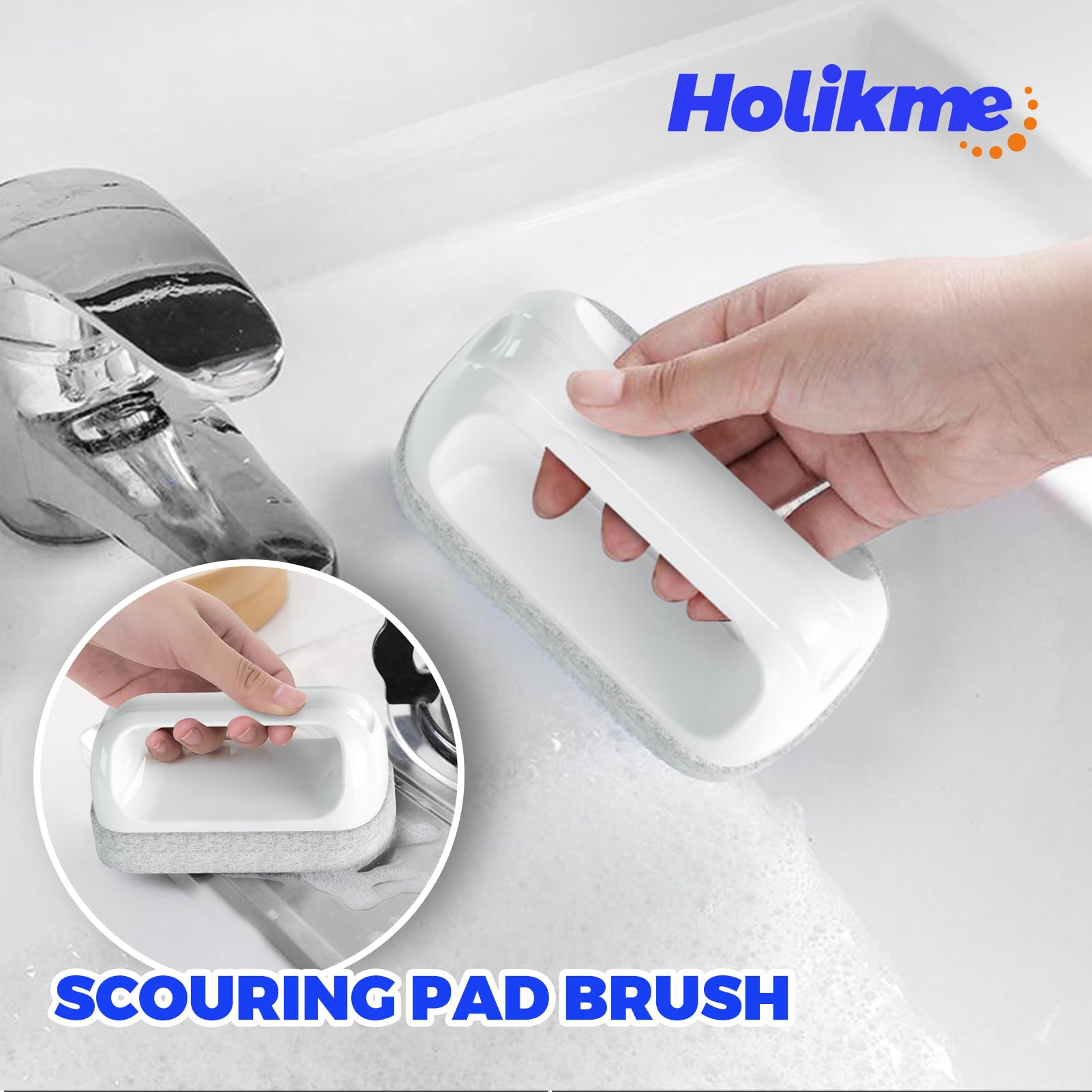 Dish Brush Cleaning Brush Set for Cleaning Groove Gap (6 Count)