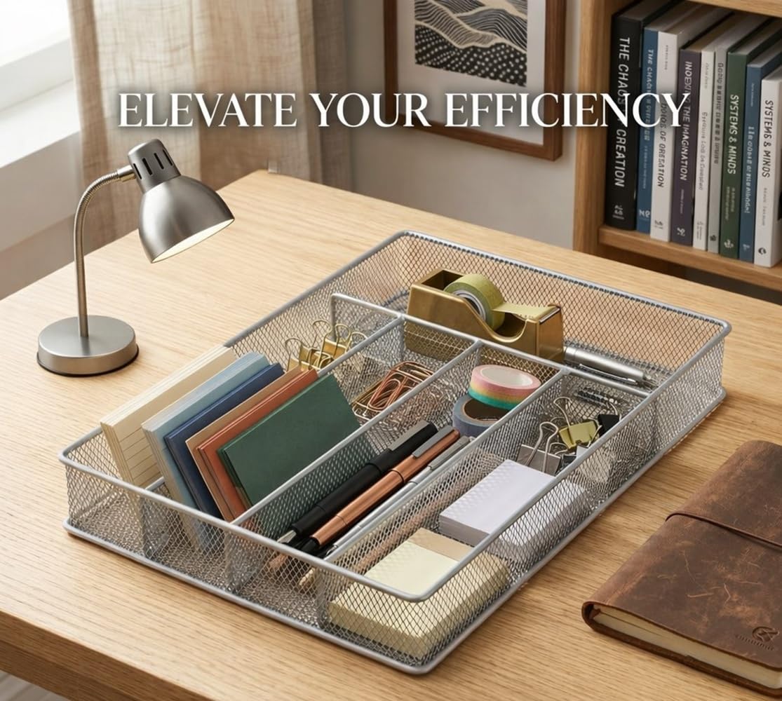 Metal Silverware Organizer for In