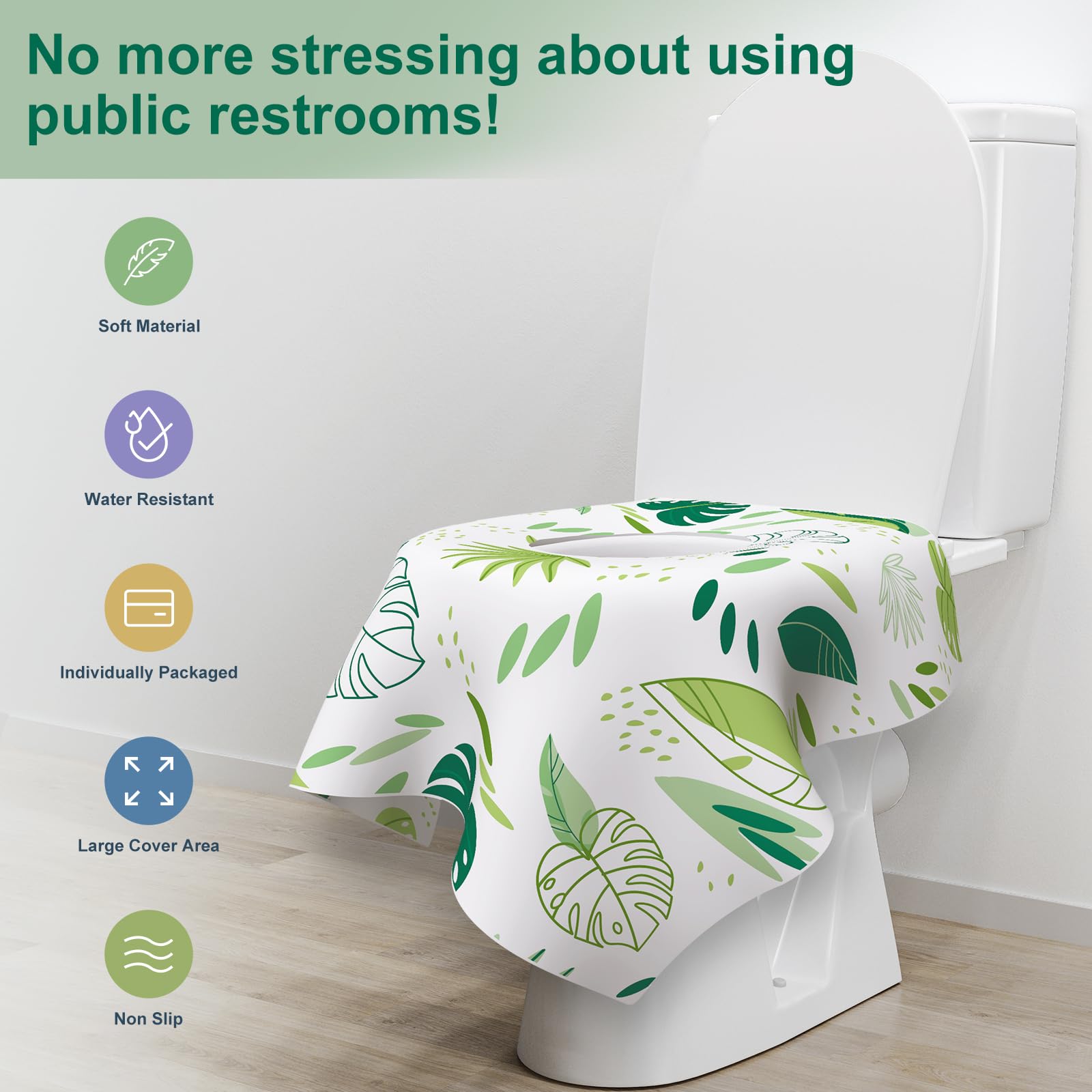 30 Pack Toilet Seat Covers Disposable
