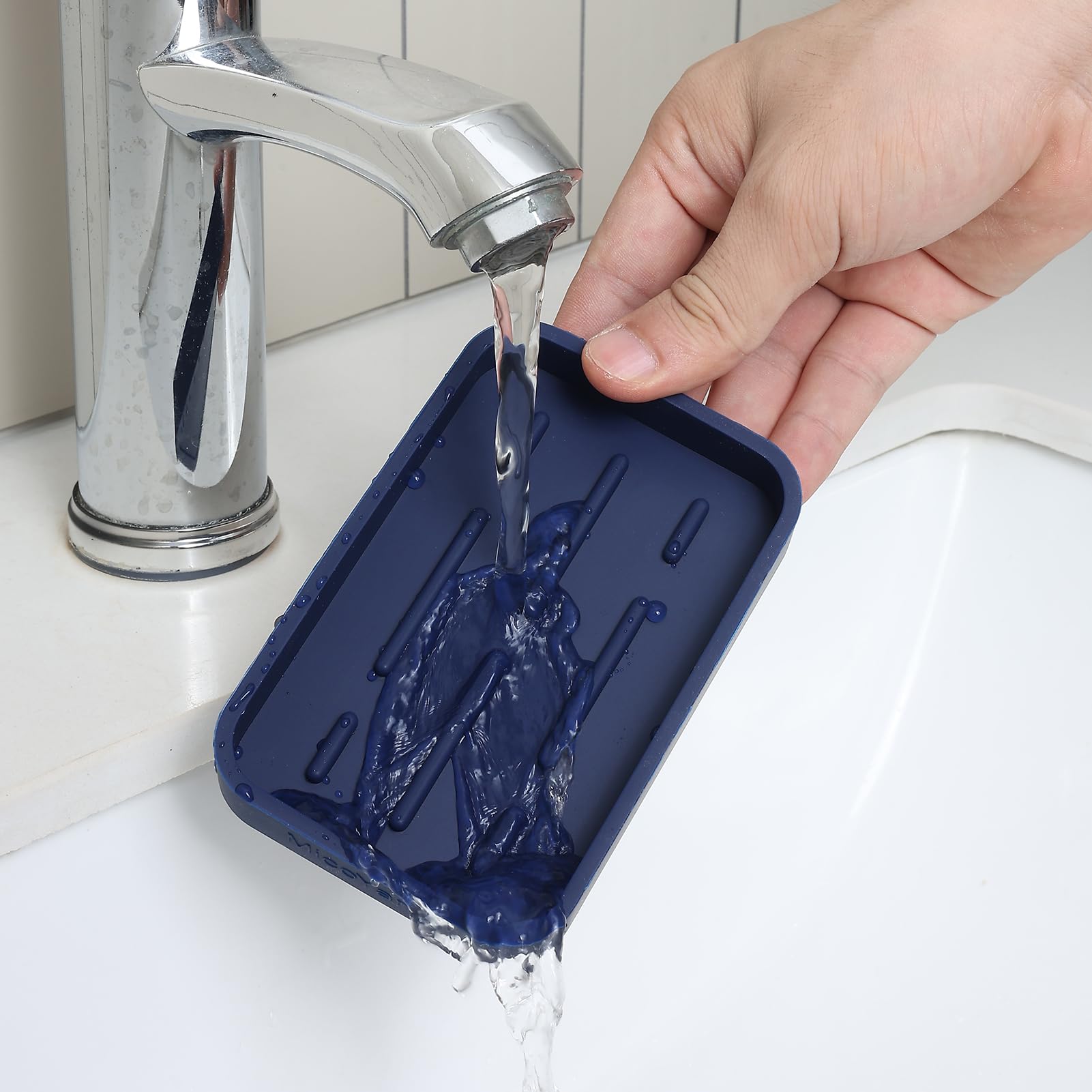 Silicone Kitchen Sink Organizer Tray for Multiple Usage