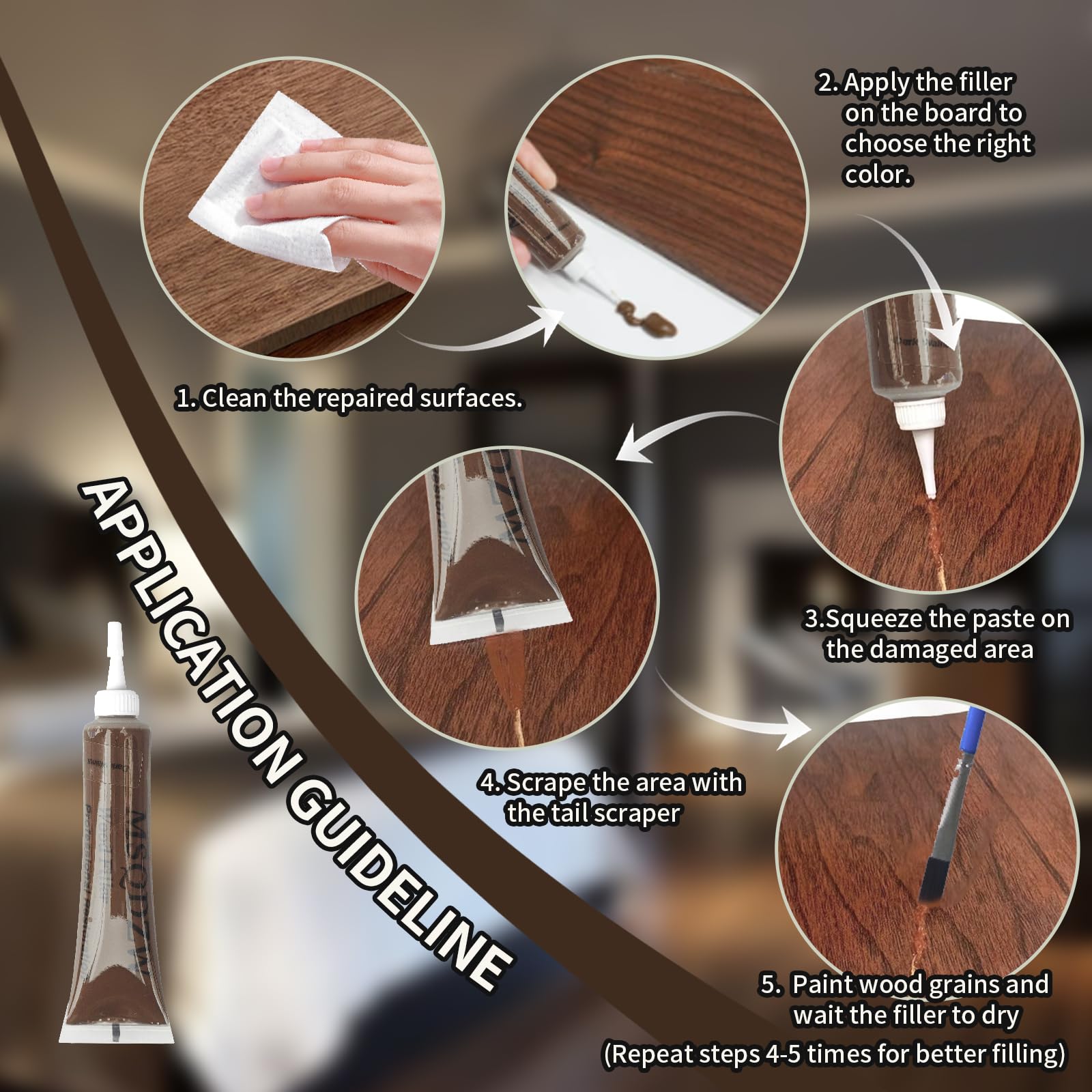 Wood Repair Kit (7 Count)