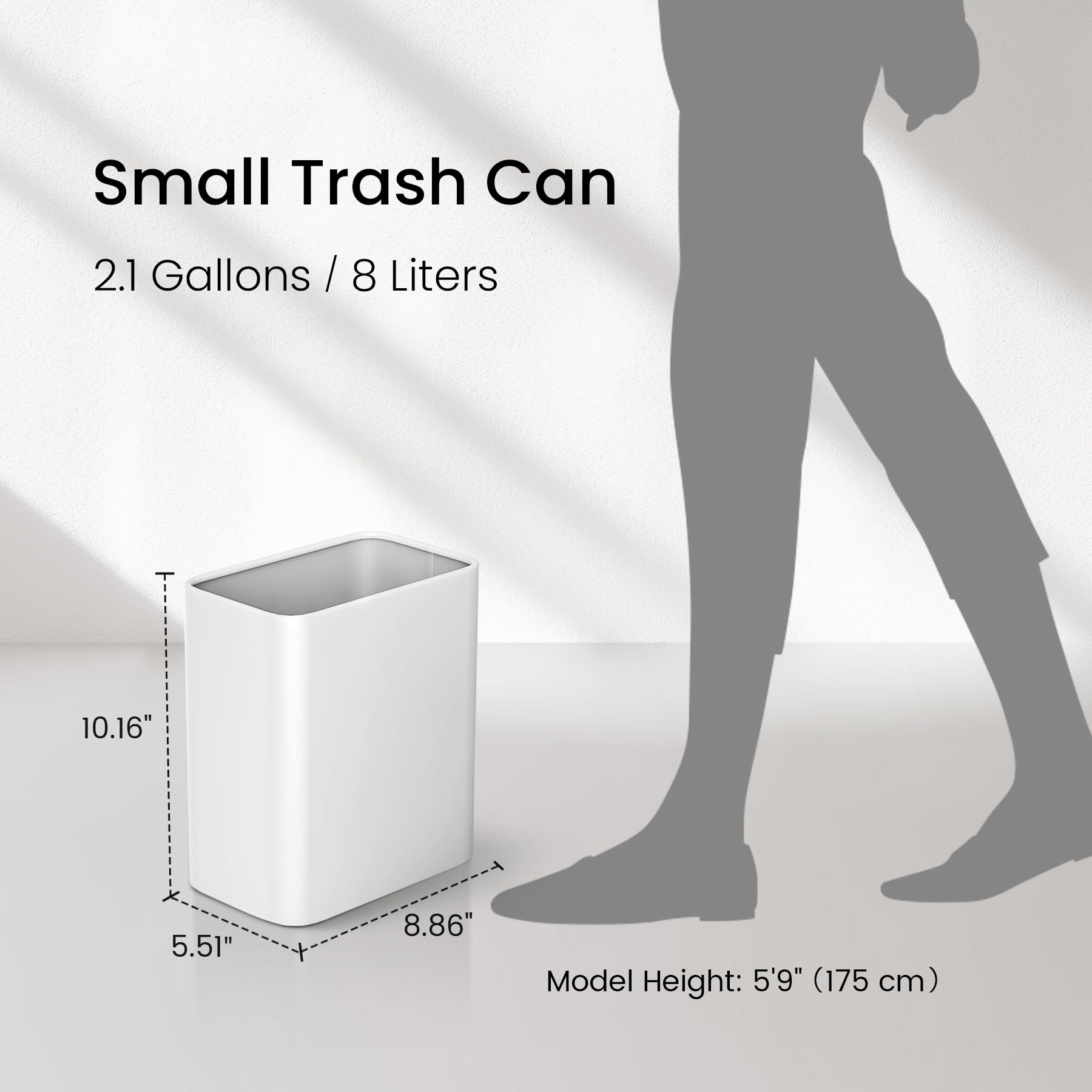 Small Bathroom Trash Can