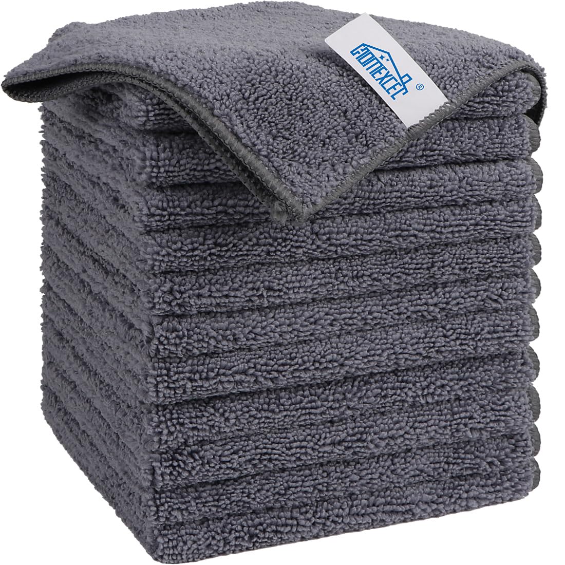 Grey Microfiber Cleaning Cloth (12 Count)