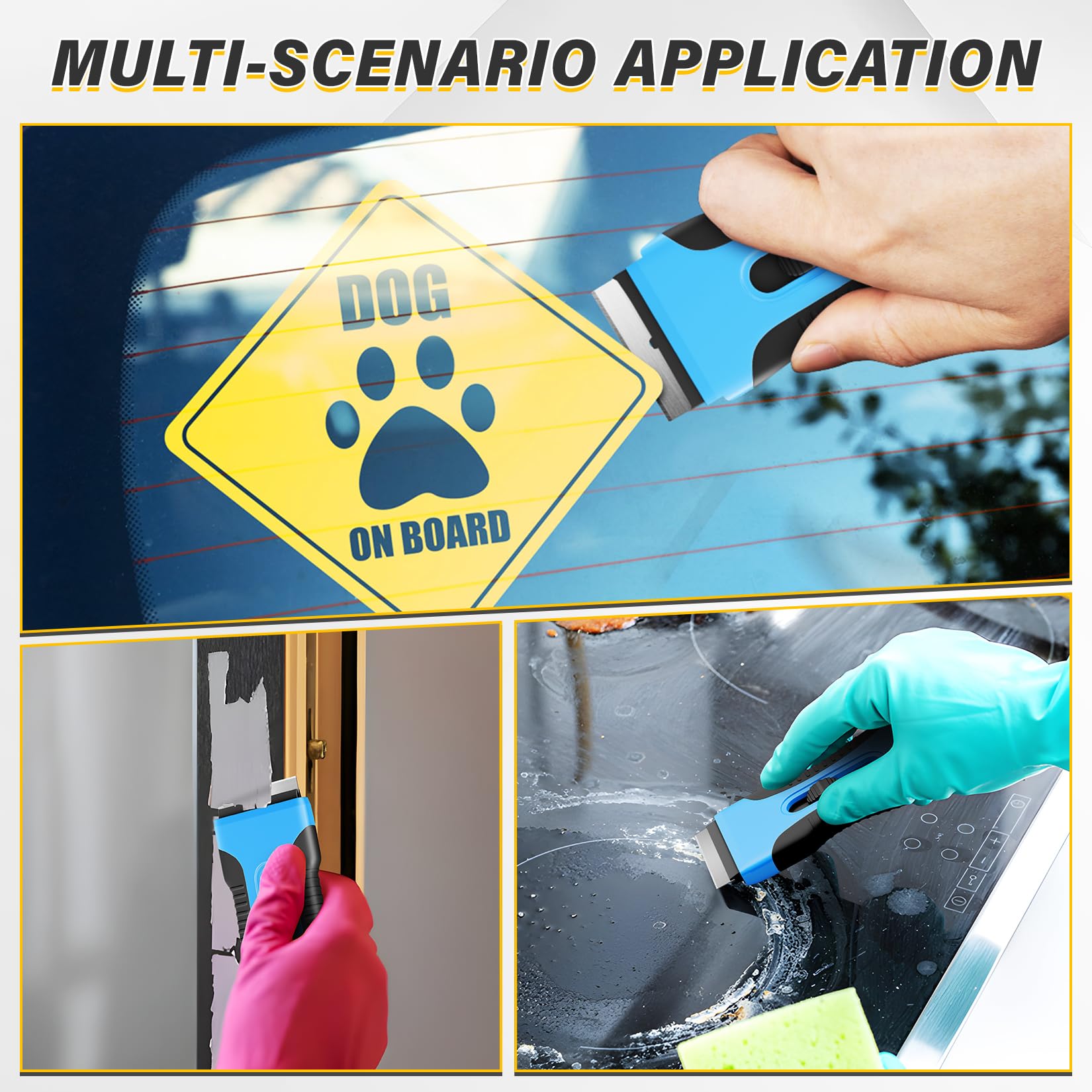 2 Pack Glass Scraper
