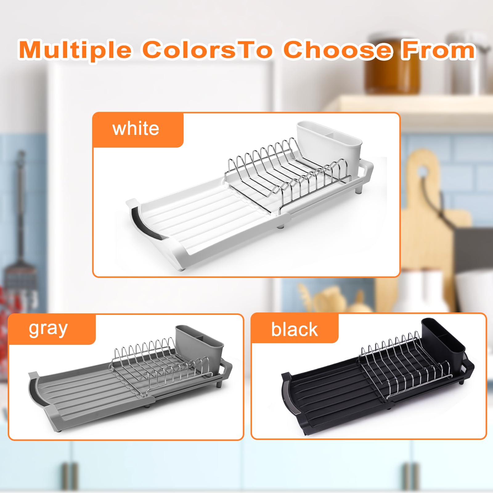 Dish Drying Rack Compact Expandable