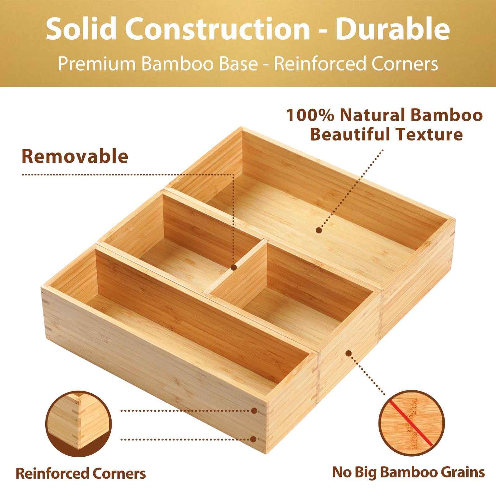 Drawer Organizer Storage Boxes