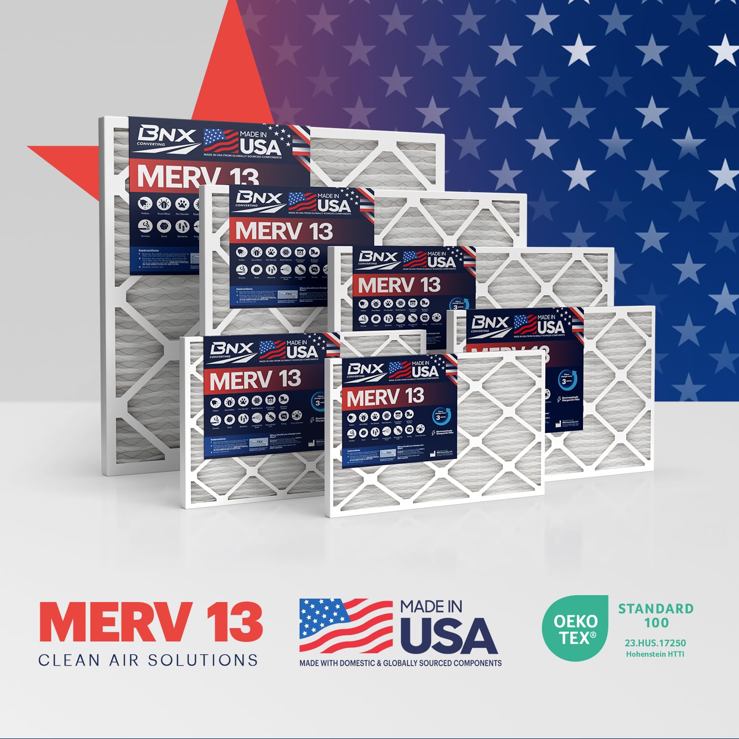 TruFilter 16x16x1 Air Filter MERV 13 (4 Count)