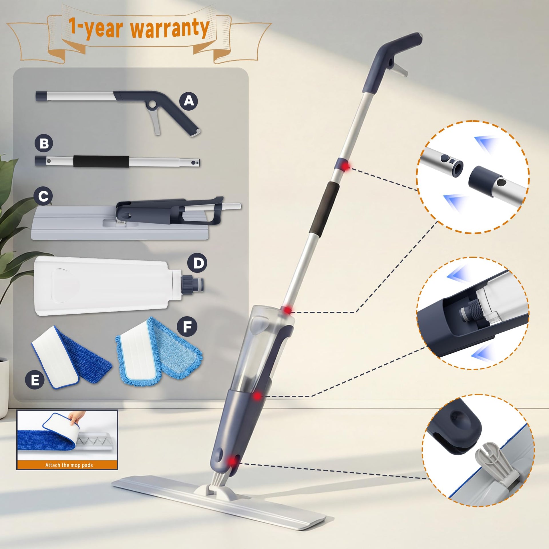 Spray Mops for Floor Cleaning
