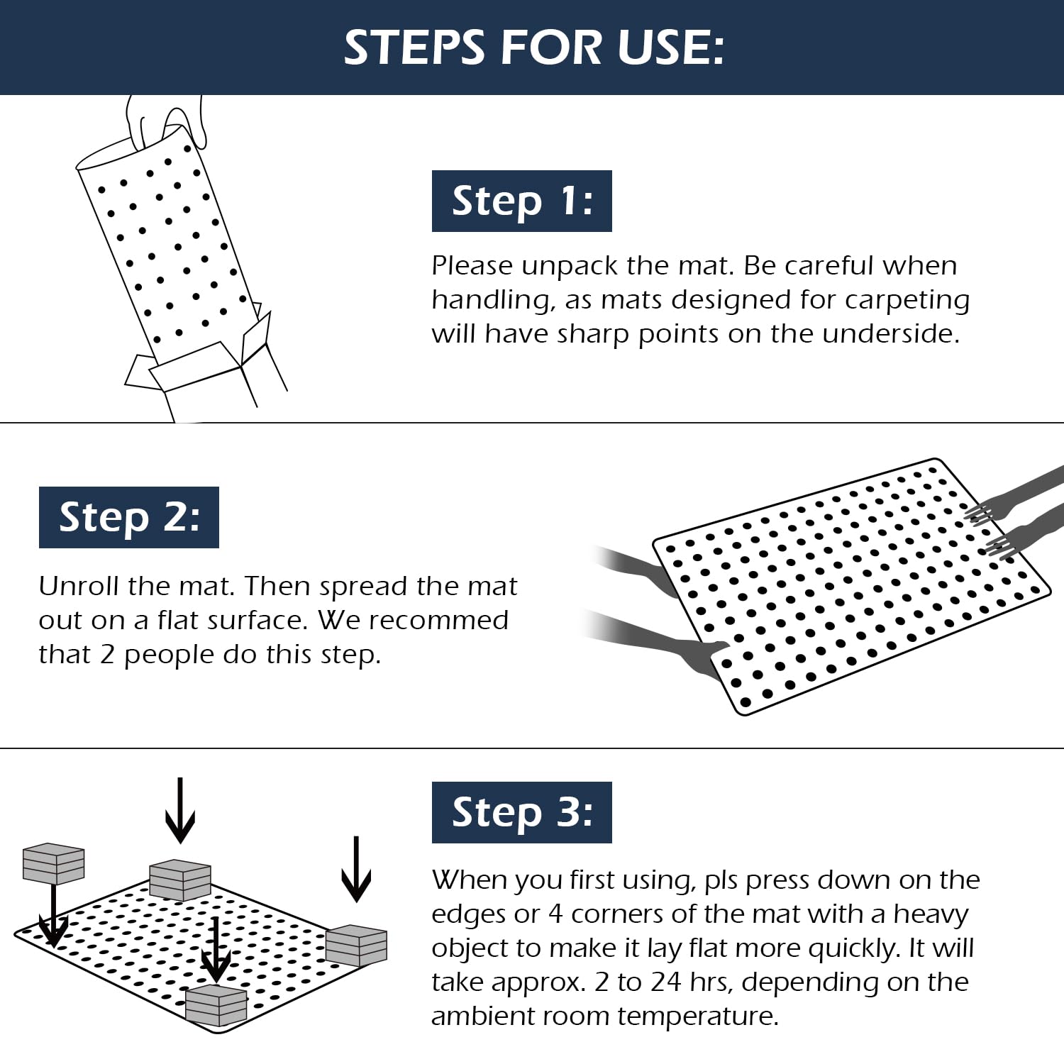 Clear Chair Mat for Carpet