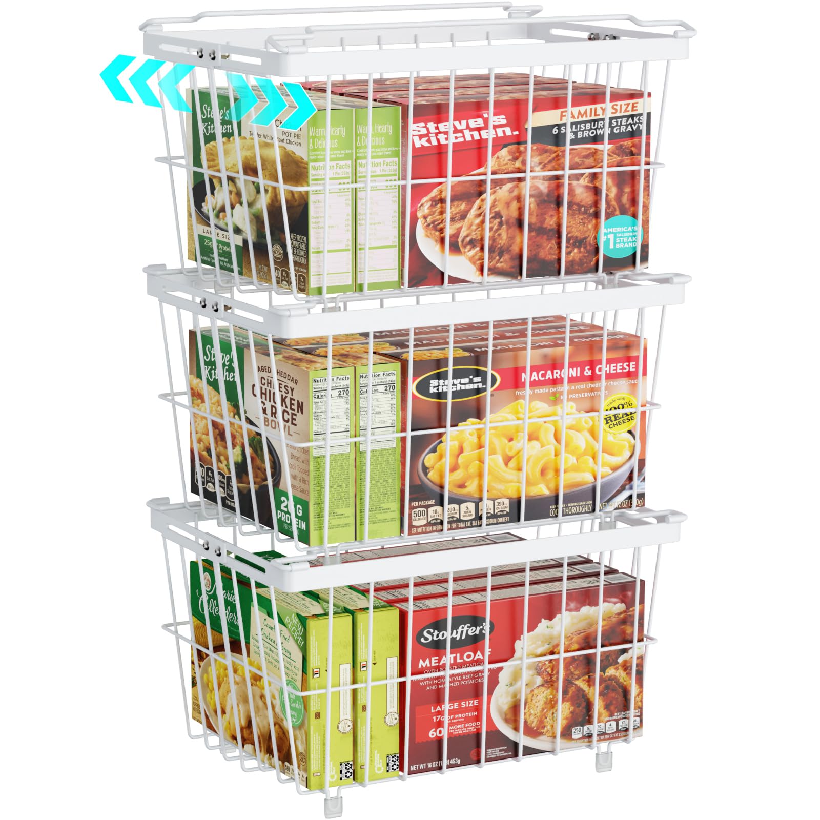 Chest Freezer Organizer (3 Count)
