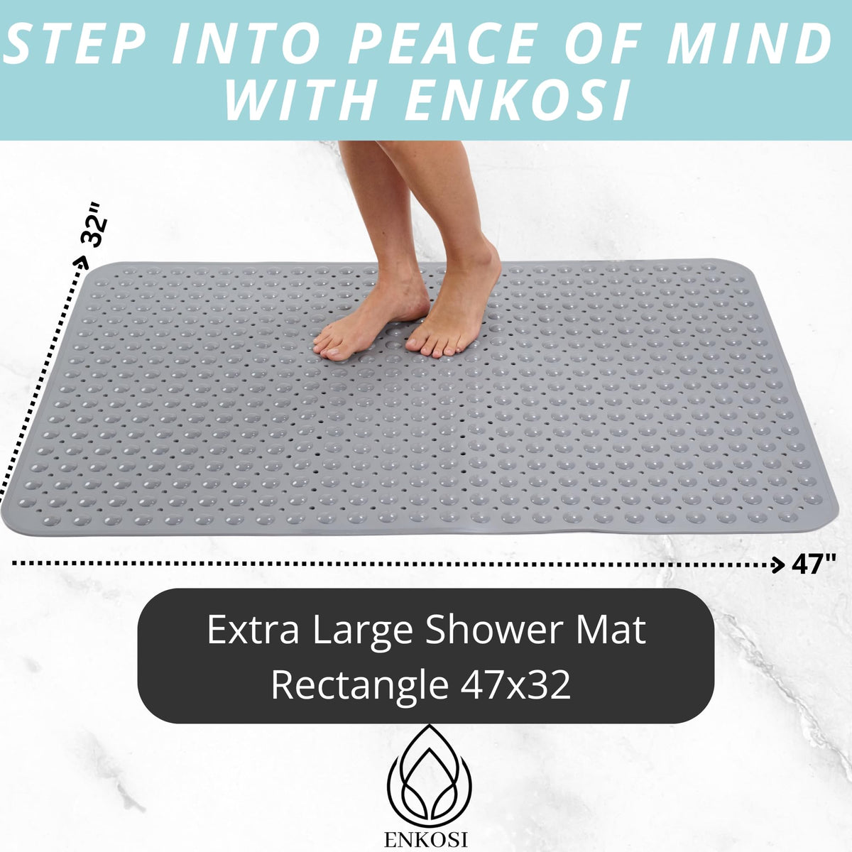 Extra Large Shower Mat Non Slip