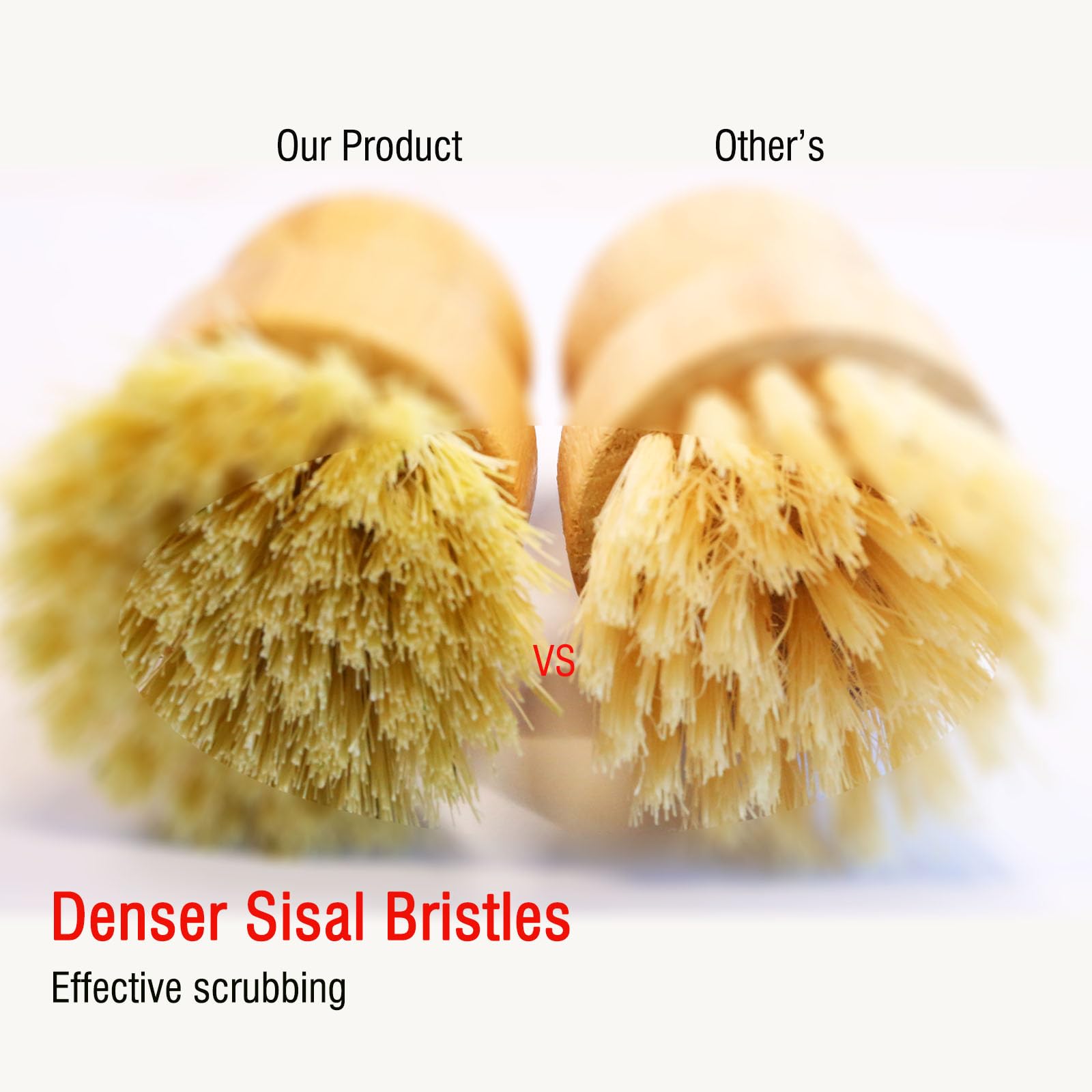 Bamboo Vegetable Brush (2 Count)