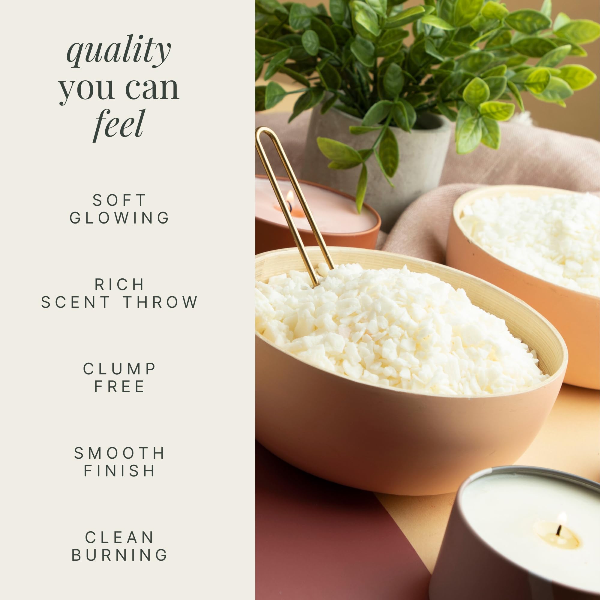 Organic Soy Candle Wax for Candle Making