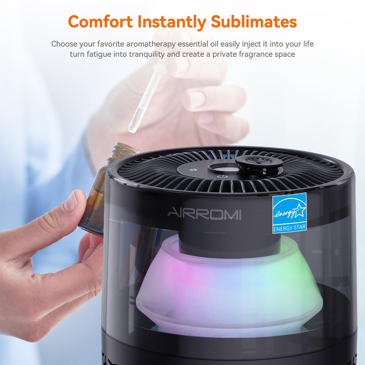 Pet Air Purifier for Home & Bedroom