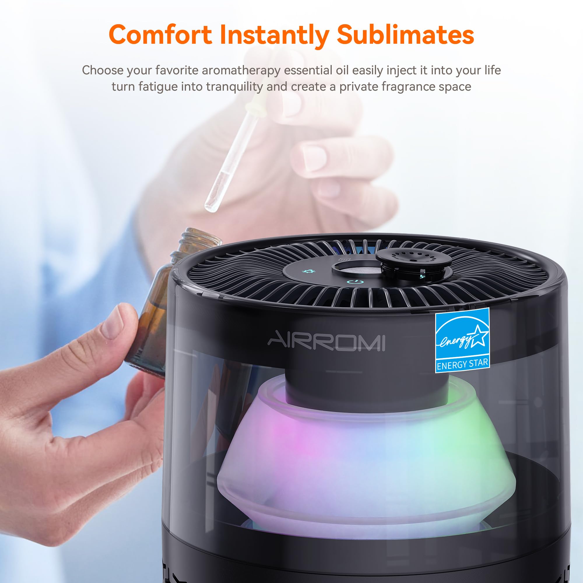 Pet Air Purifier for Home & Bedroom