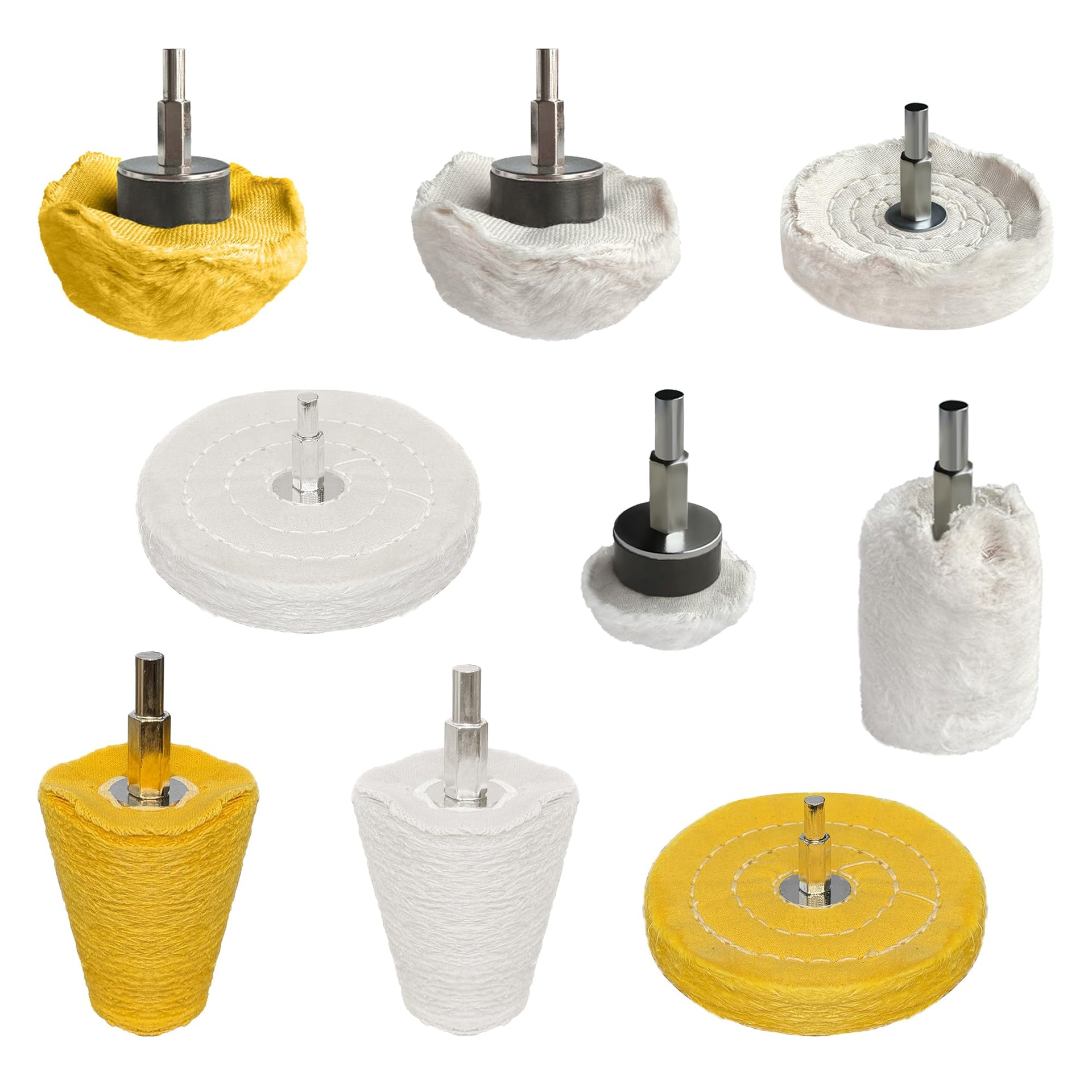 9PCS Buffing Wheels for Drill (9 Count)