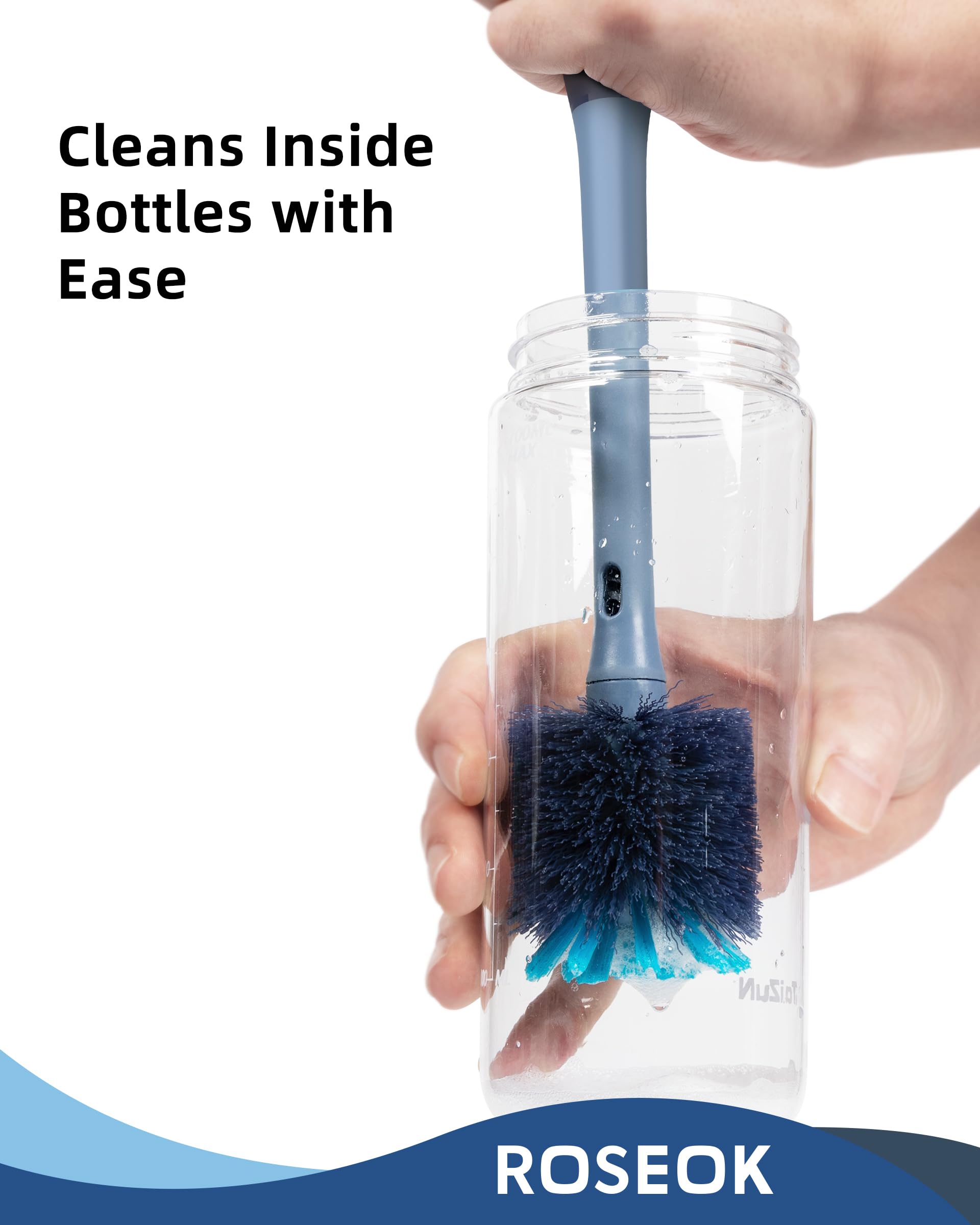 2 in 1 Bottle Brush with Straw Cleaner Brush