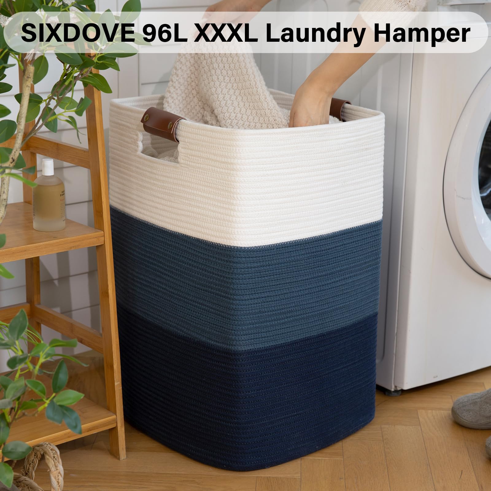 Laundry Hamper 96L Extra Large Laundry Basket