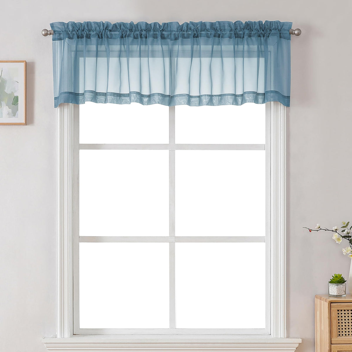 Sheer Valances for Windows 2 Pack (2 Count)