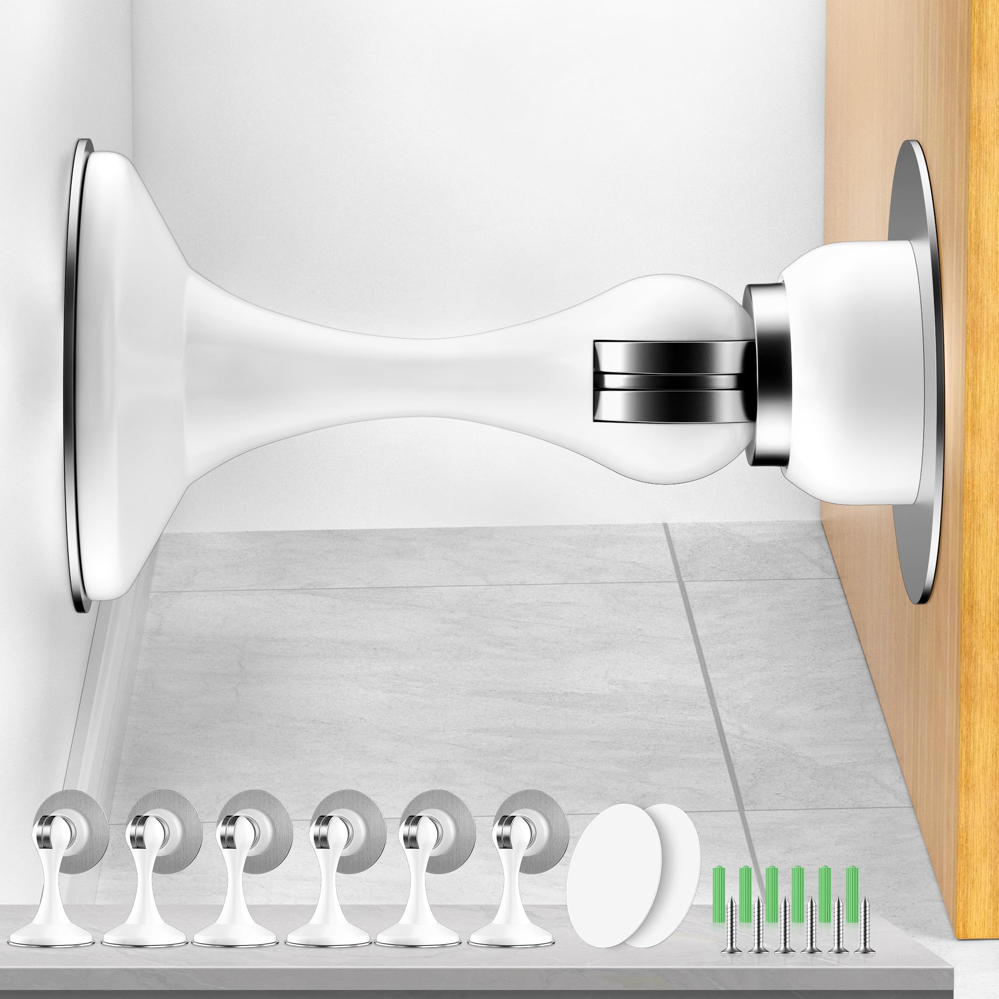Magnetic Door Stoppers (6 Count)