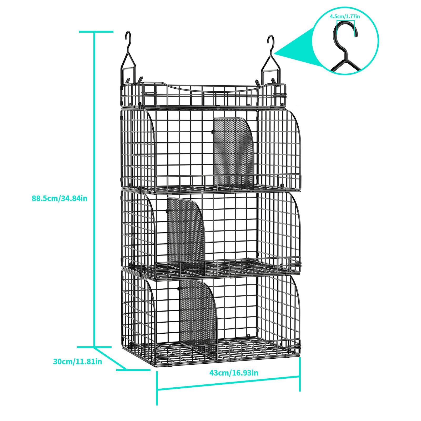 Hanging Closet Organizer Storage