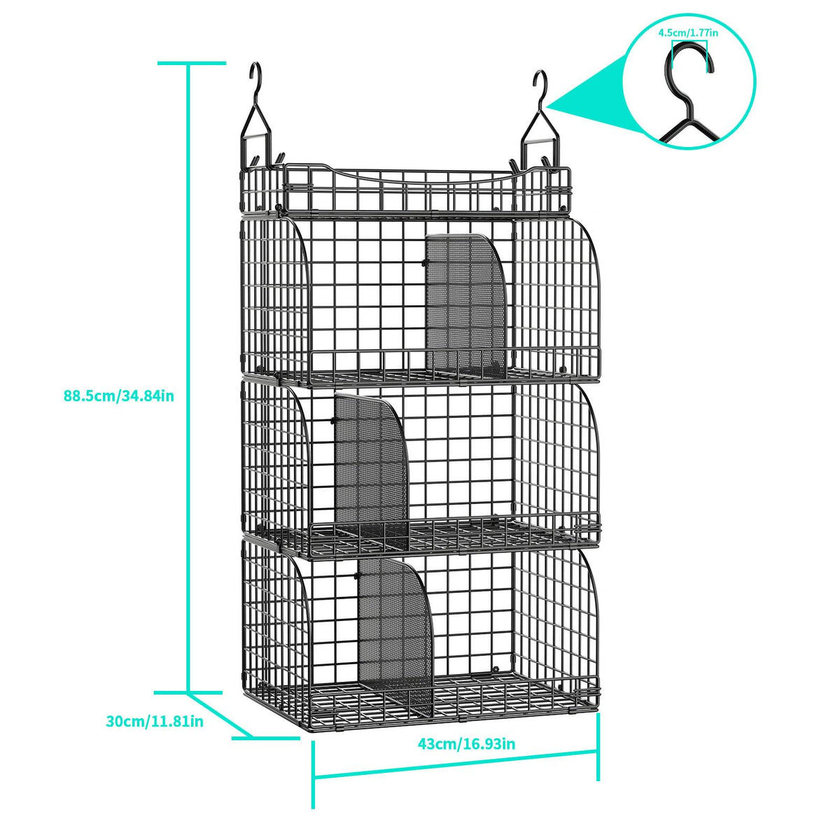 Hanging Closet Organizer Storage