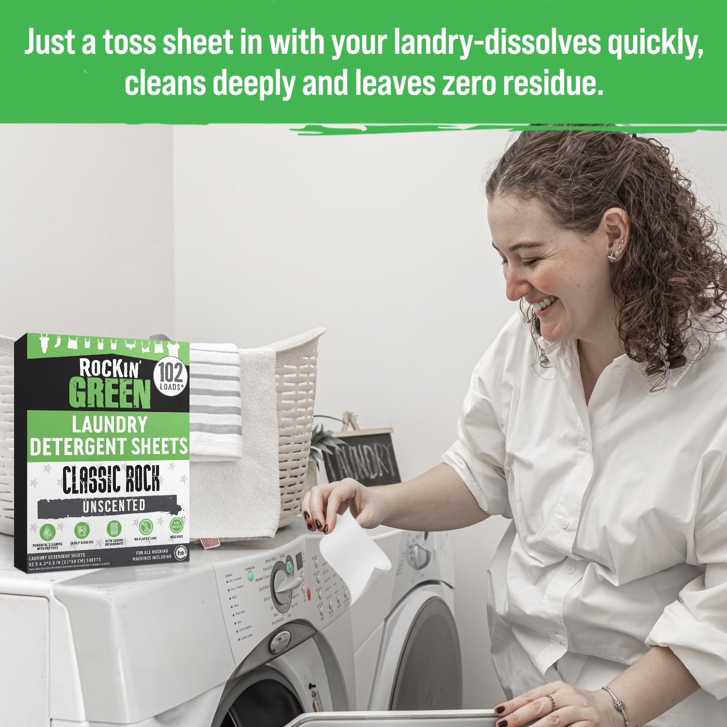 Natural Laundry Sheets (102 Count)