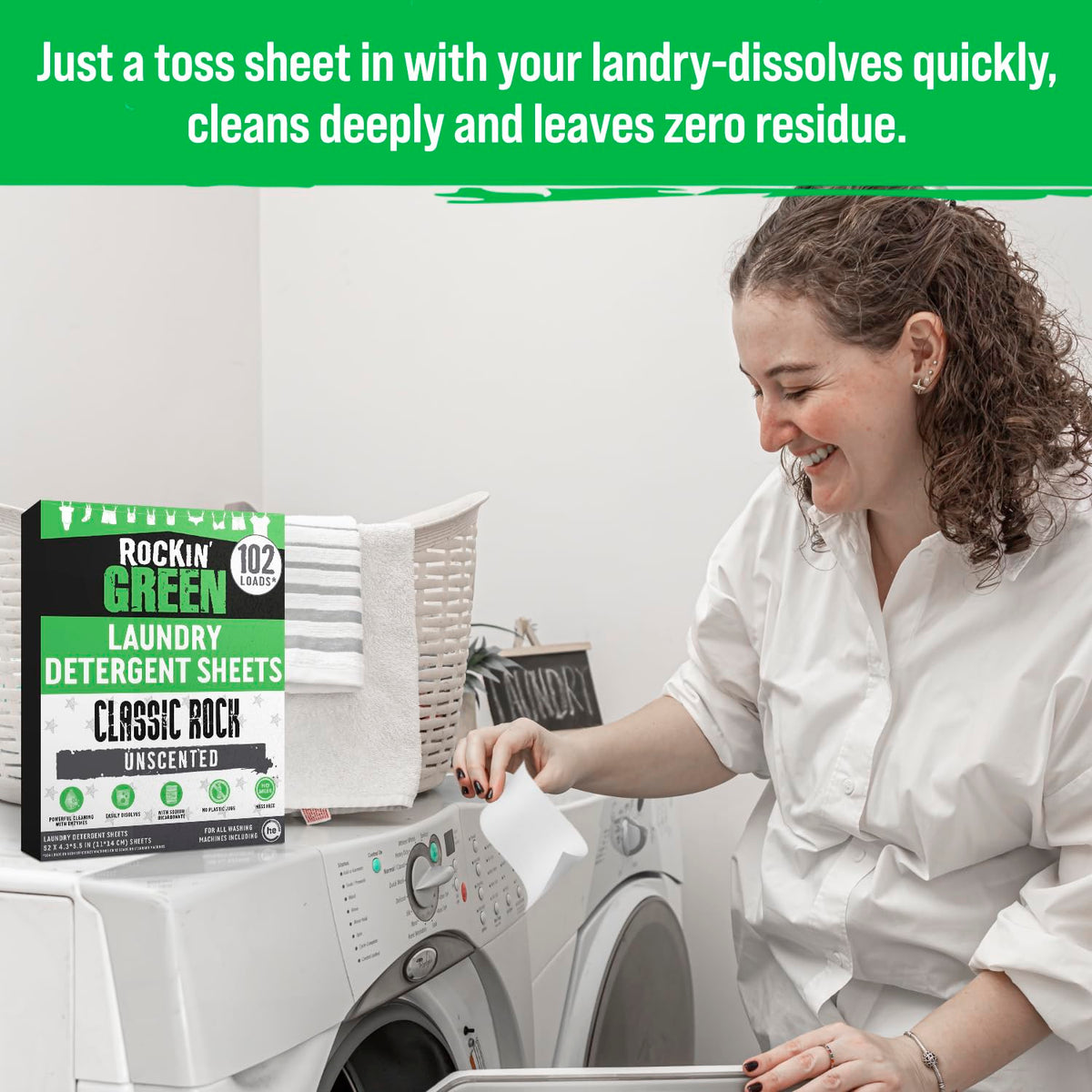 Natural Laundry Sheets (102 Count)