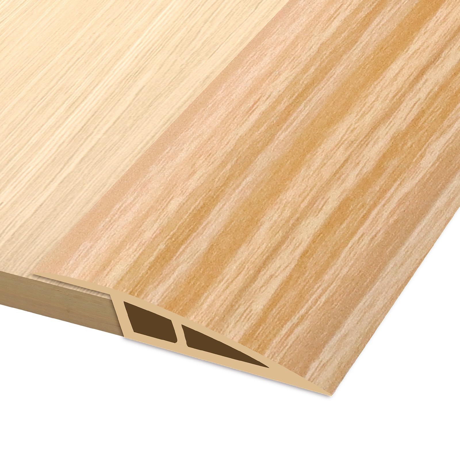 Vinyl Floor Transition Strip Self Adhesive Door Threshold Strip (3.3 Foot)