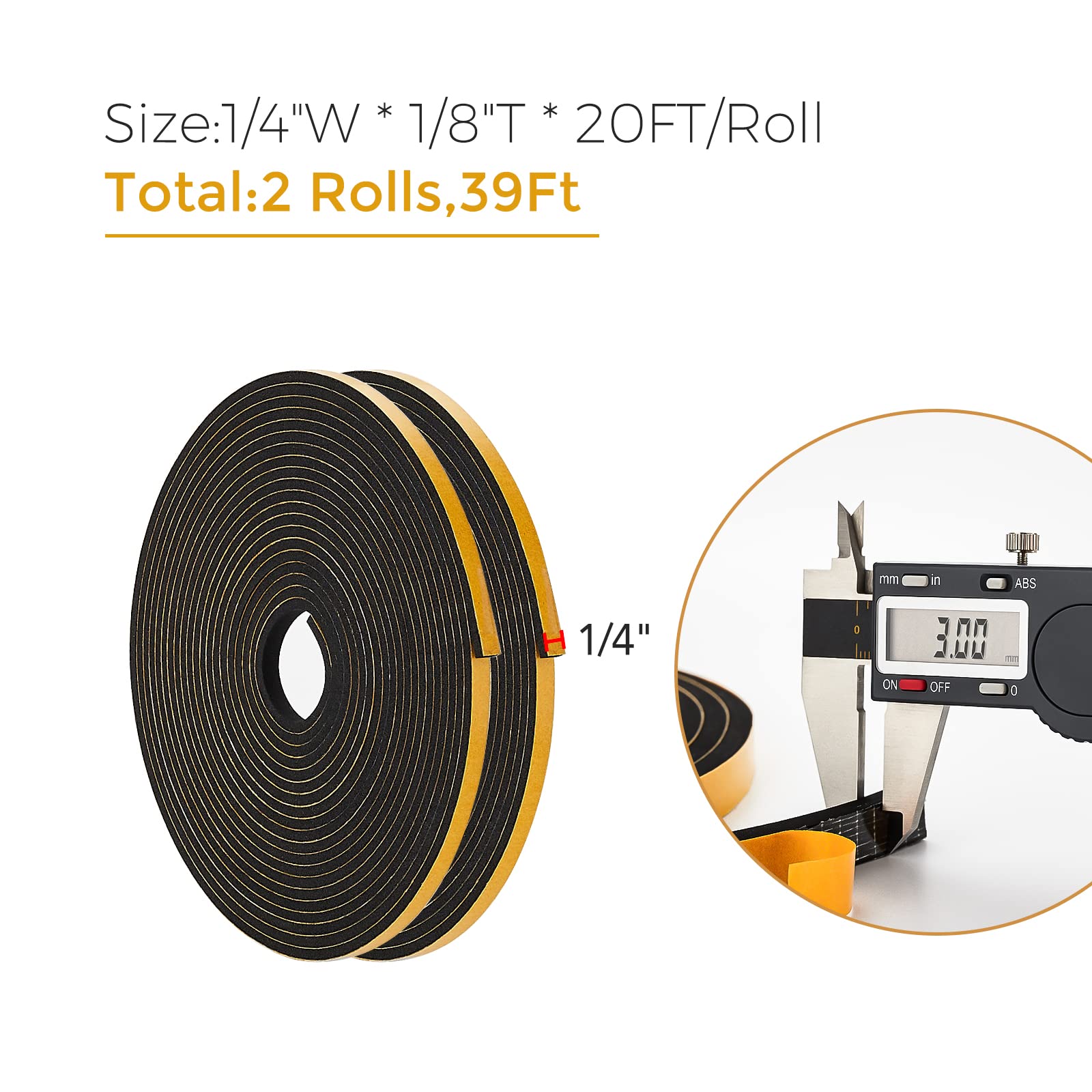 Weather Stripping Door Seal (39 Foot)