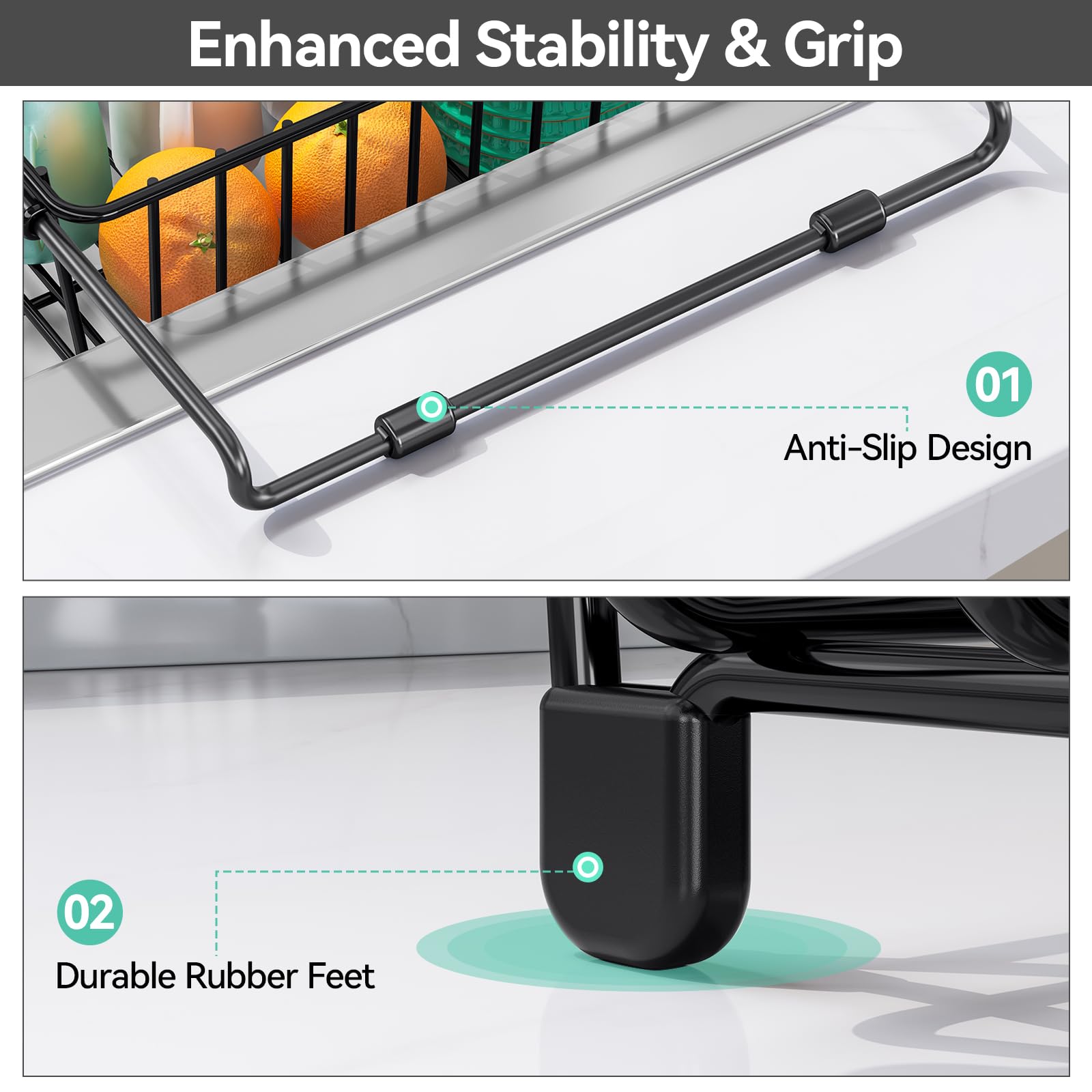 Expandable in Sink Dish Rack