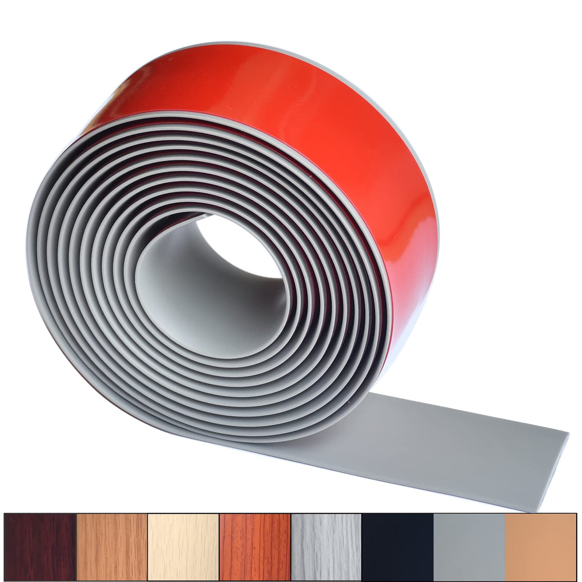 Floor Door Flat Transition Strip & Self Adhesive Floor Vinyl Floor Edge Trim Laminate Floor Gap Covering Joining Strip