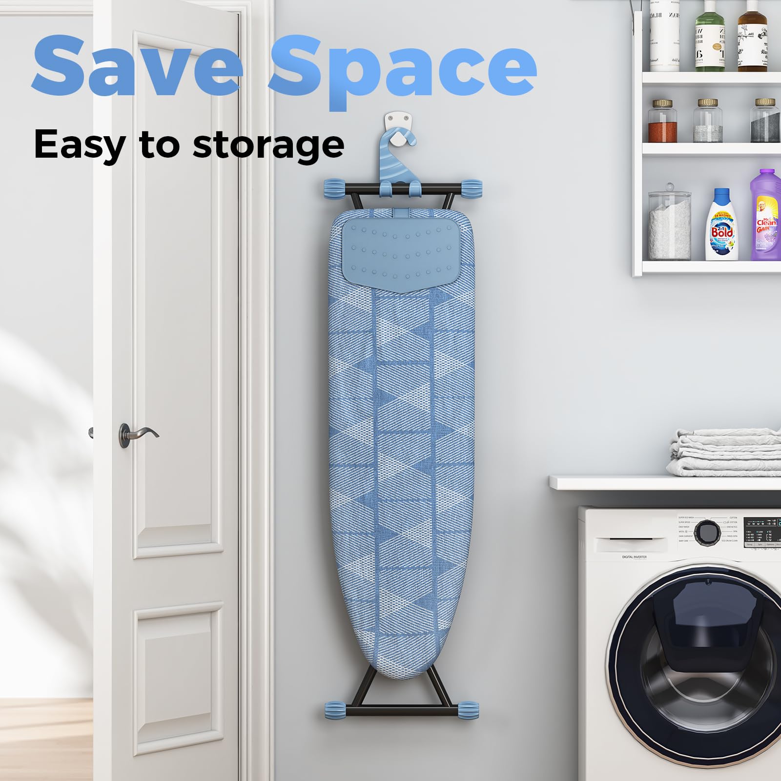 Ironing Board with Silicon Iron Mat