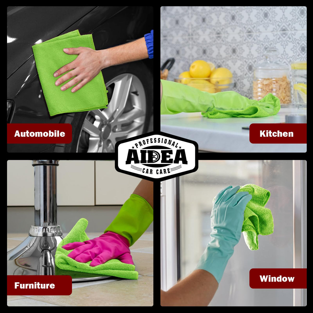 Microfiber Cleaning Cloth (10 Count)