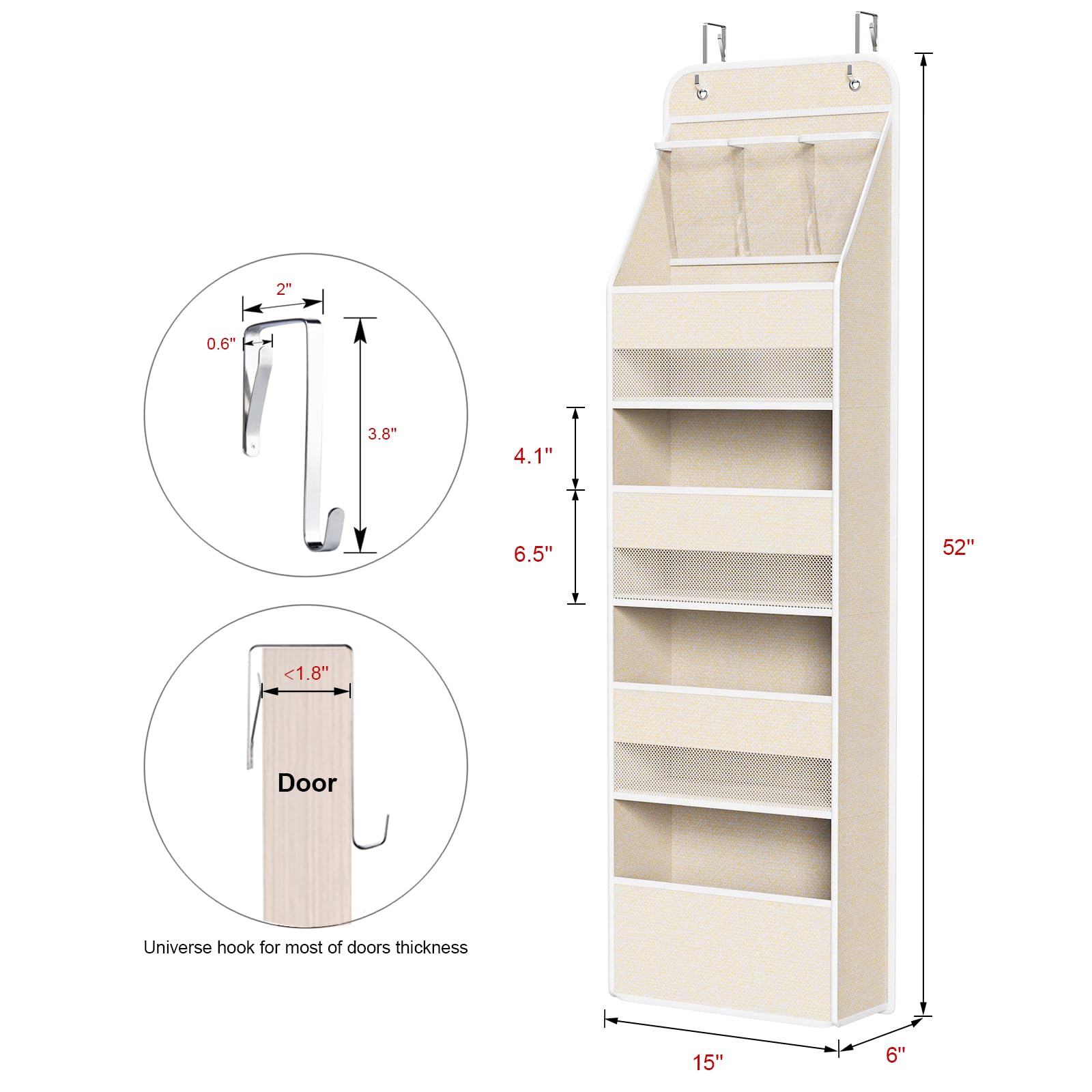 Over the Door Organizer for Baby Nursery