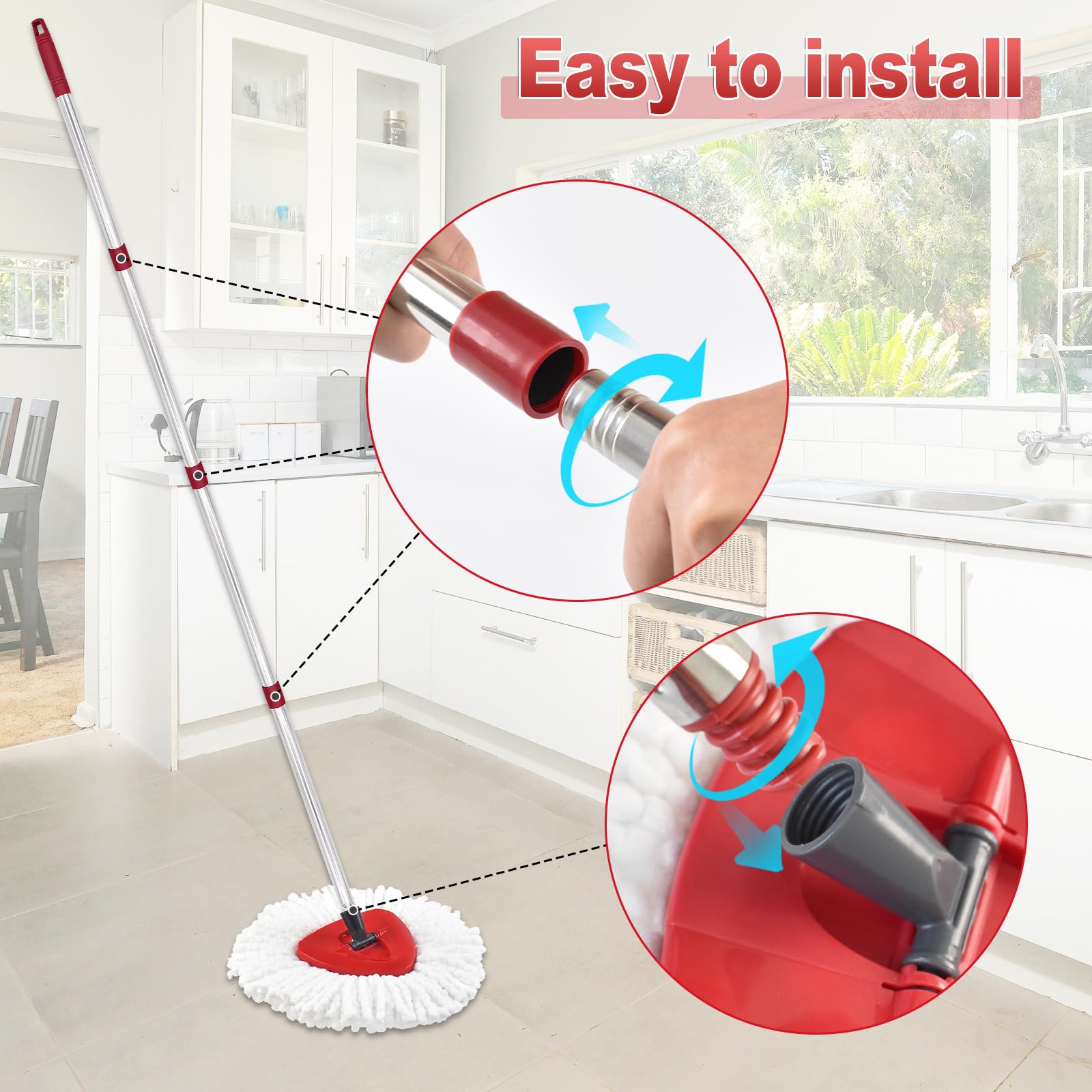 Mop Handle for Ocedar (5 Count)