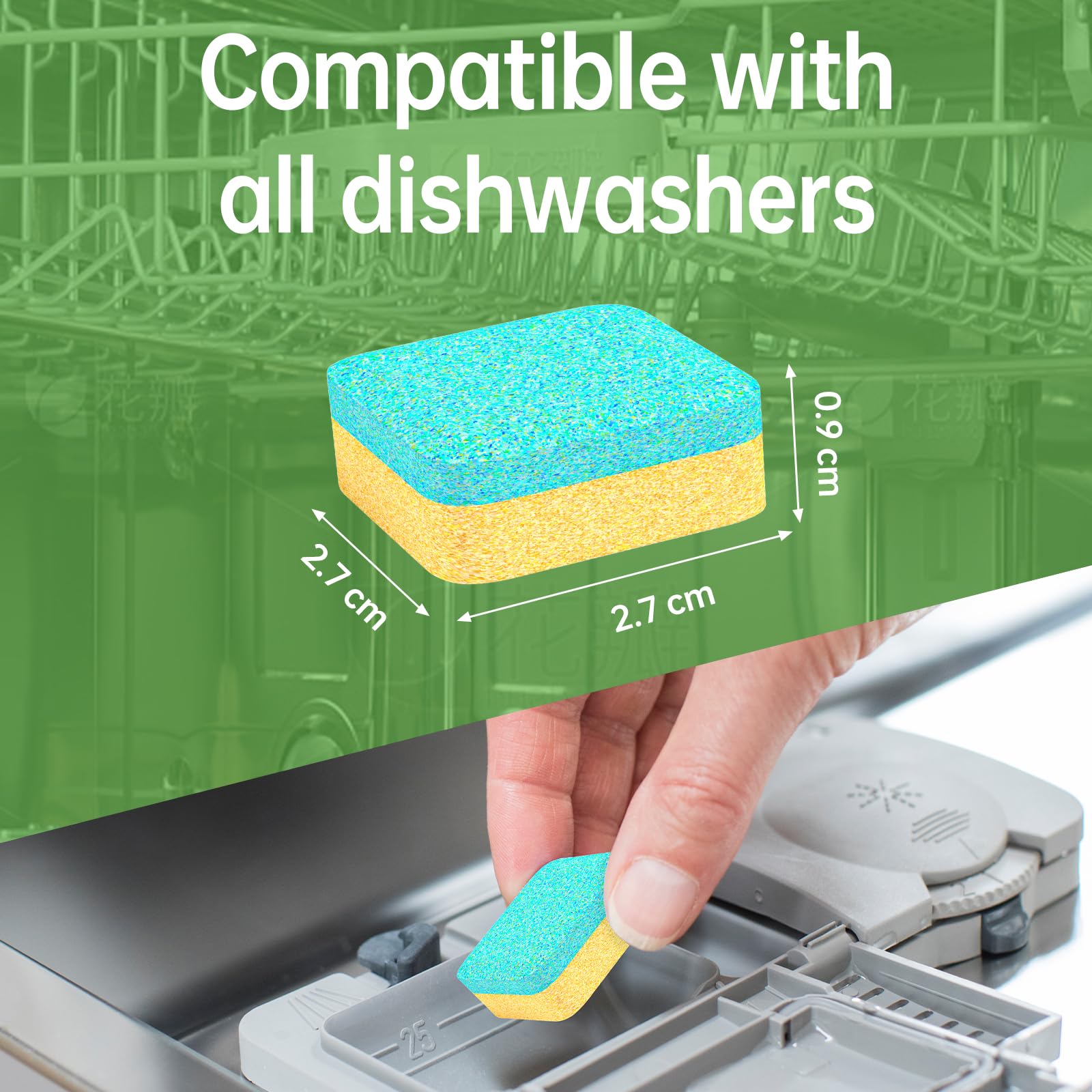 Dishwasher Cleaner and Deodorizer Tablets (24 Count)