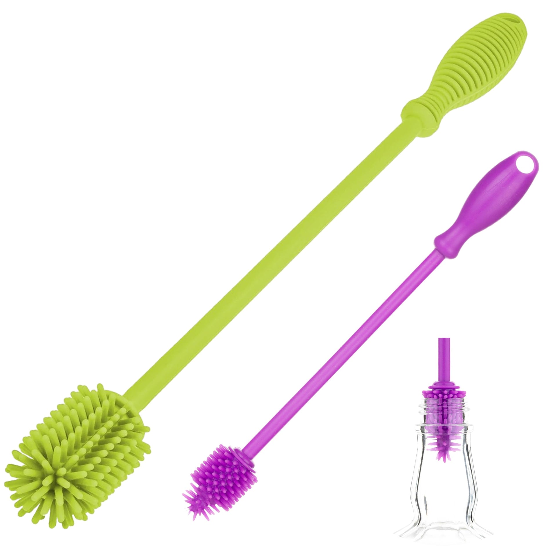 A Brush Silicone Bottle Cleaner Brush (2 Count)