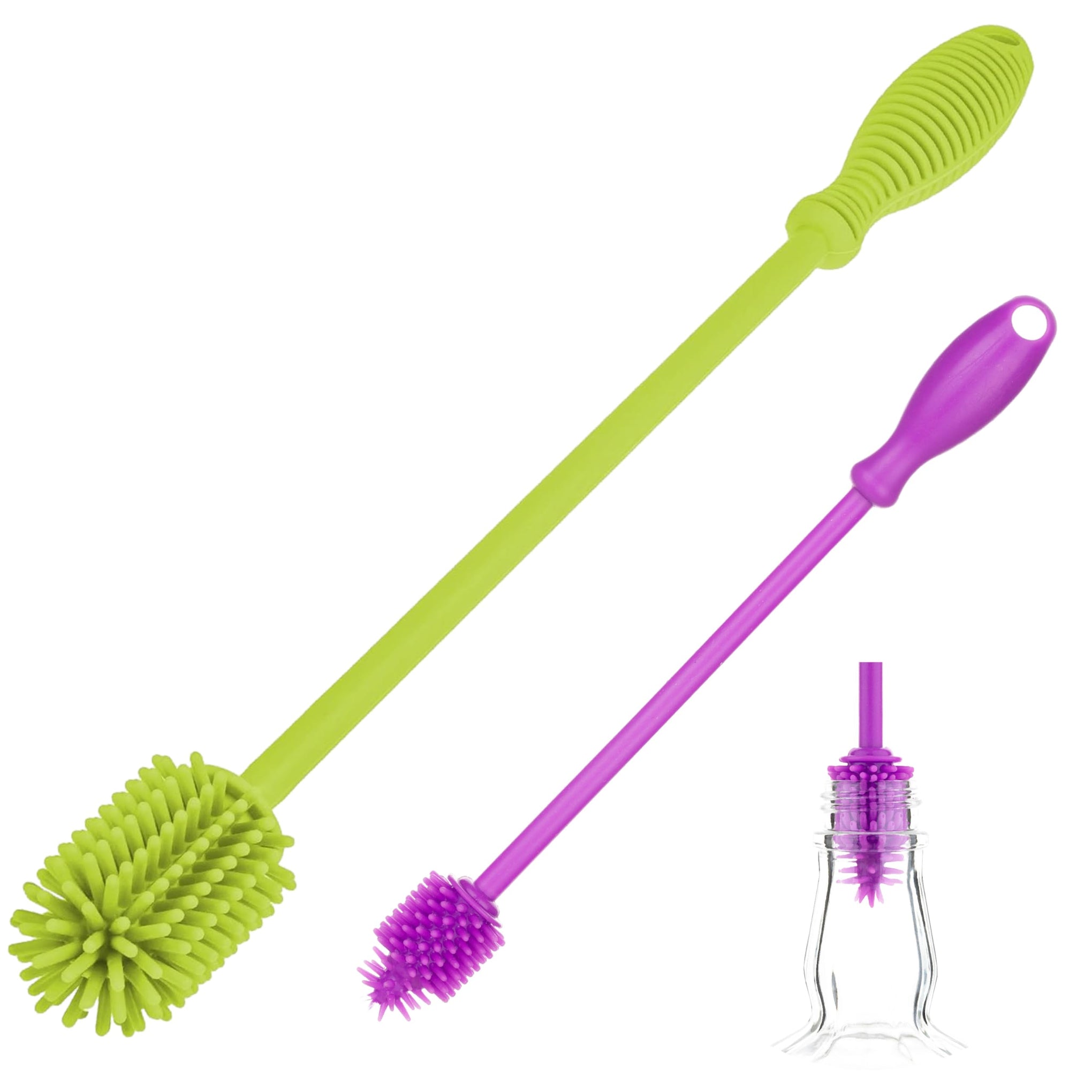 A Brush Silicone Bottle Cleaner Brush (2 Count)