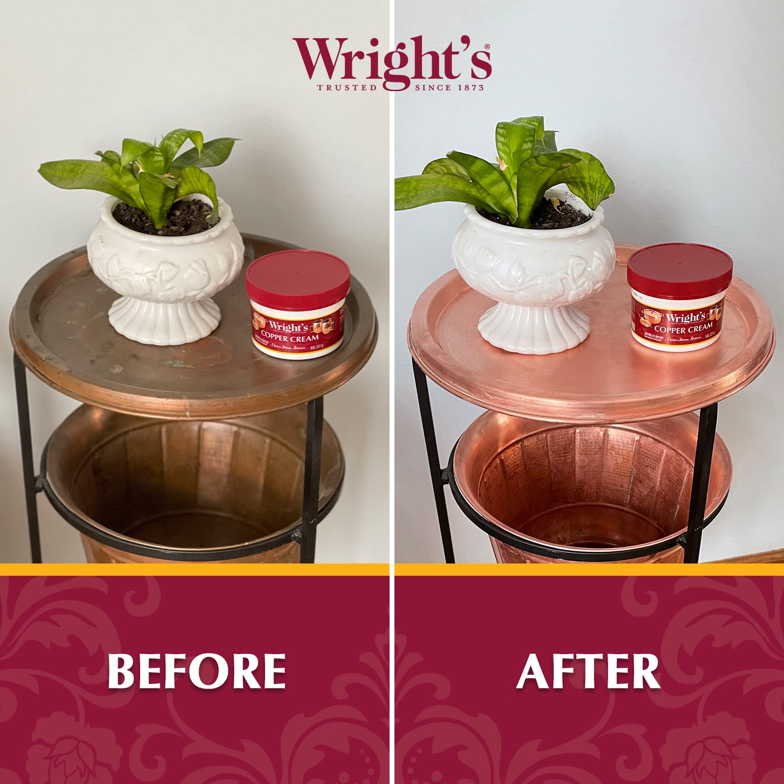 by Weiman Cream Copper and Brass Cleaner