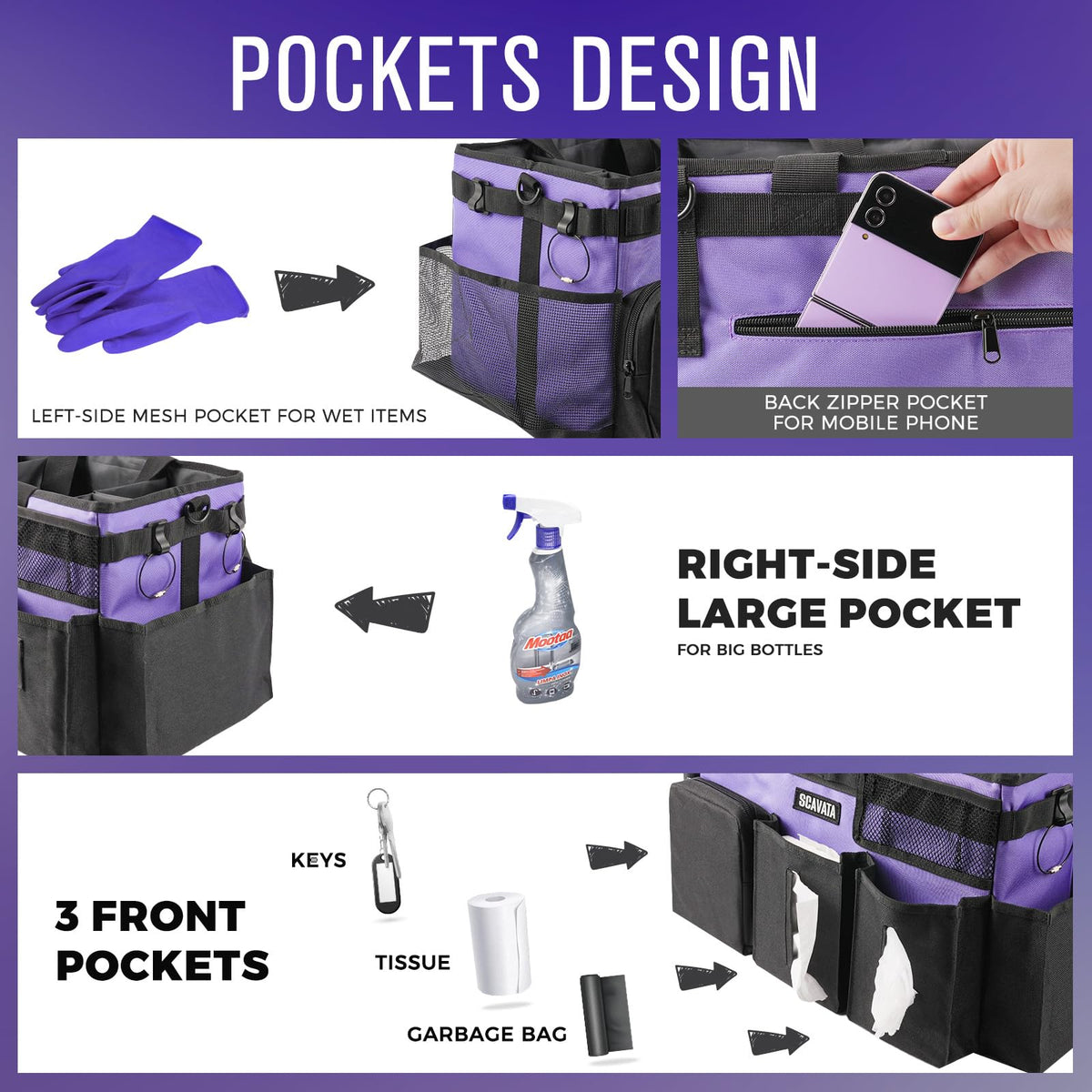 Wearable Cleaning Caddy Bag
