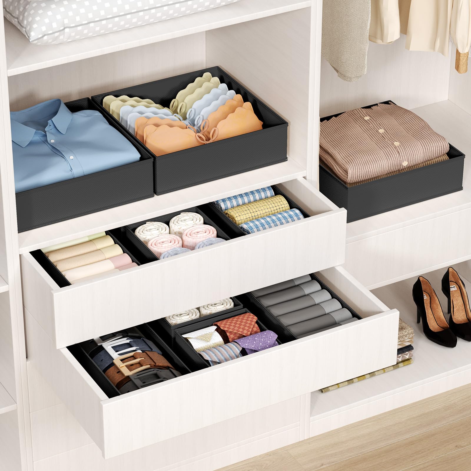 Drawer Organizer Clothes Storage (20 Count)