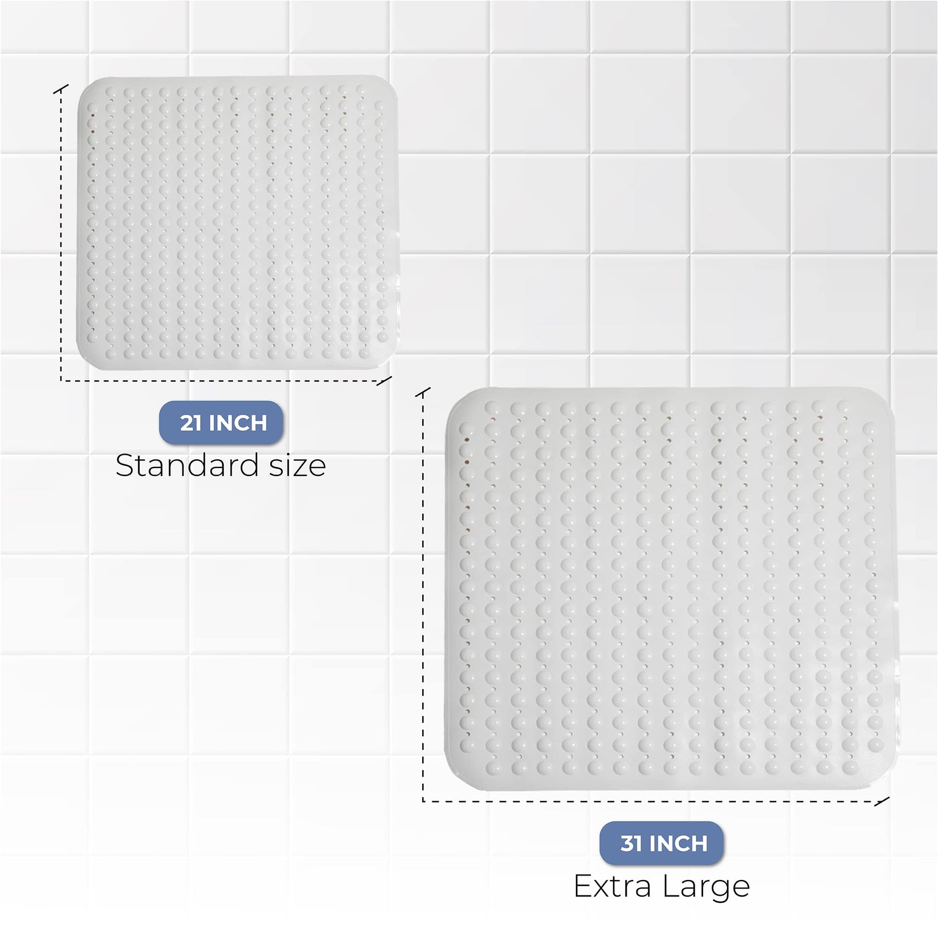 Extra Large Square Non Slip Shower Mat